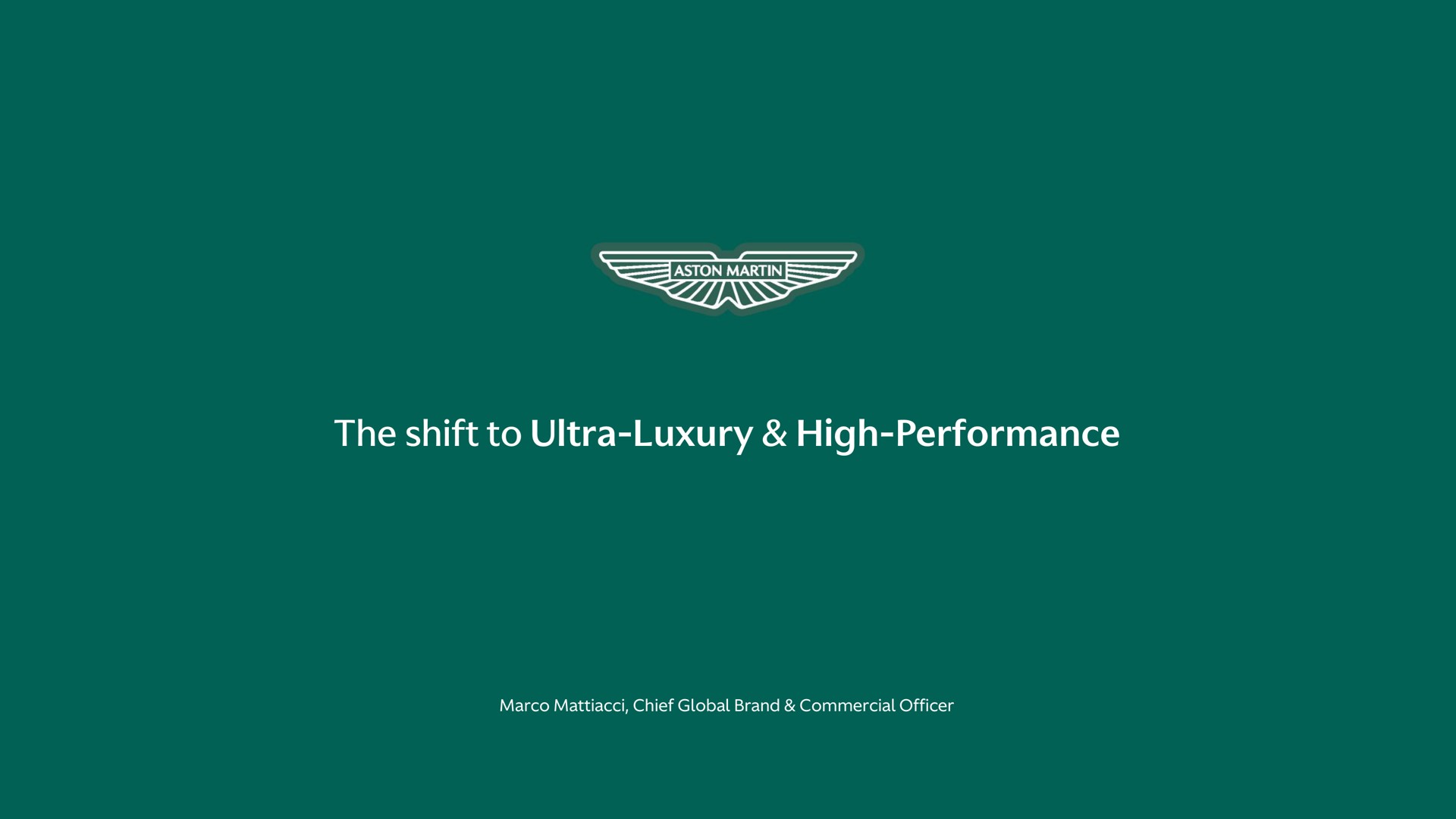 the shift to ultra luxury high performance martin | Aston Martin Lagonda