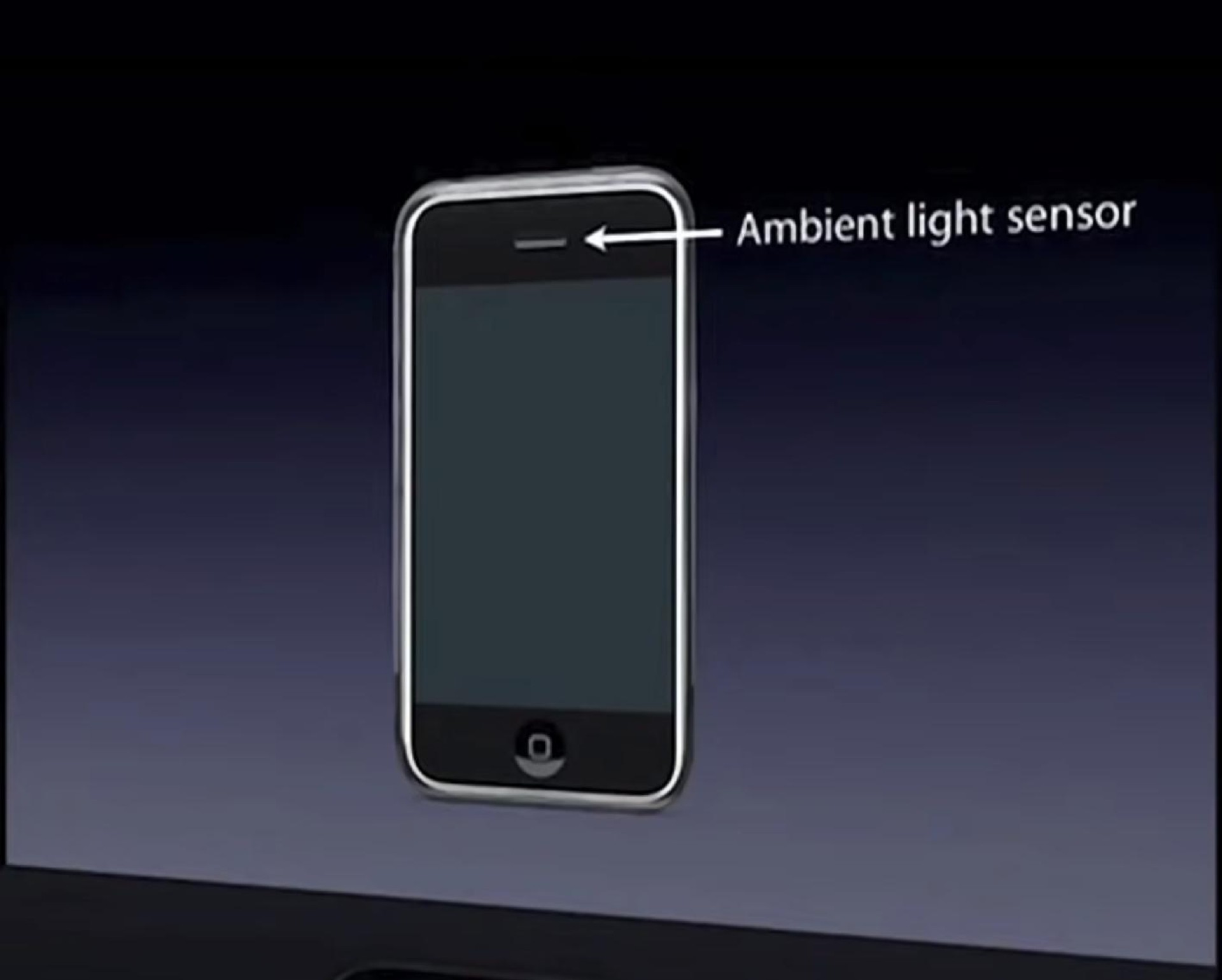 ambient light sensor | Apple