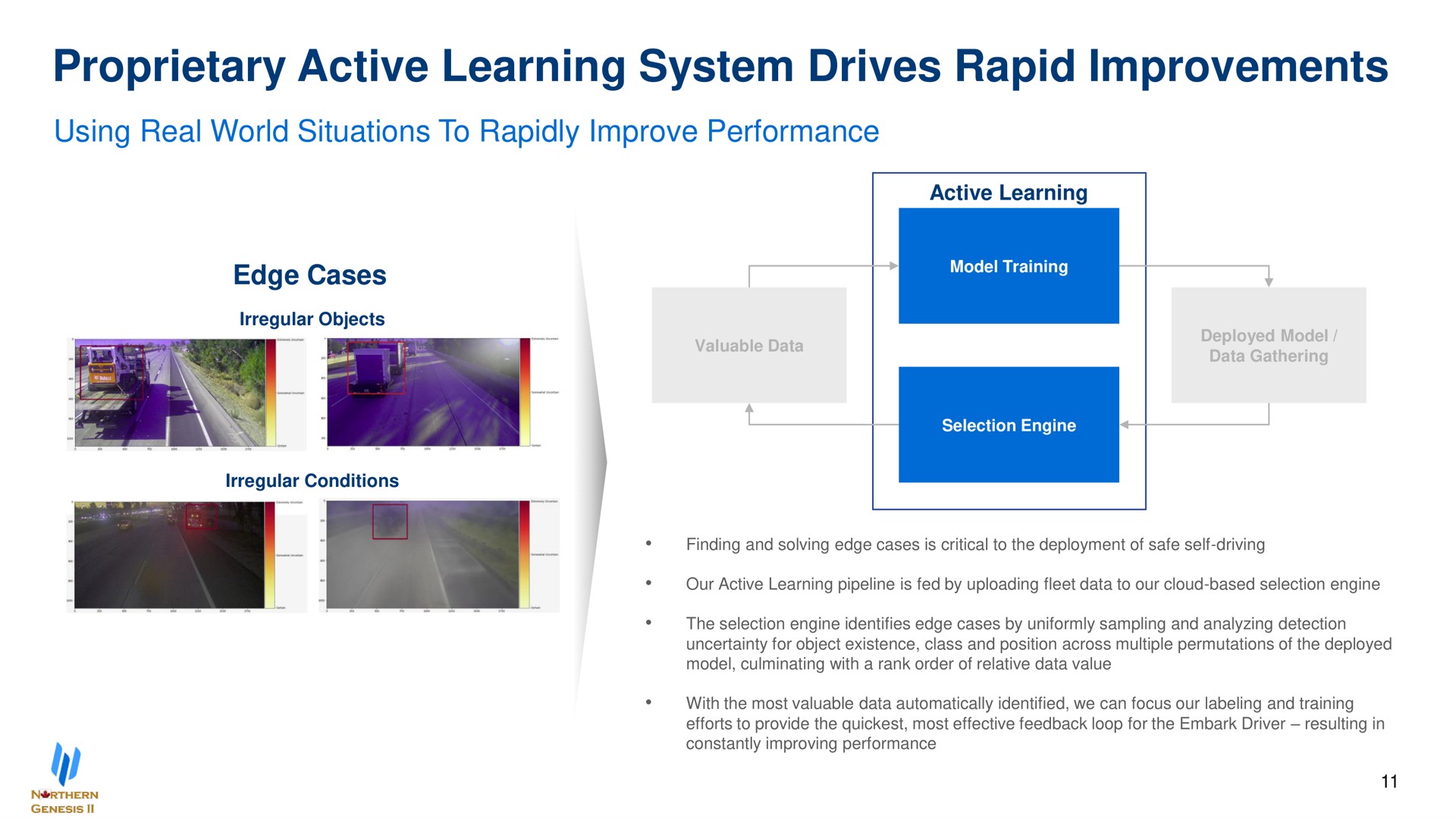 proprietary active learning system drives rapid improvements | Embark