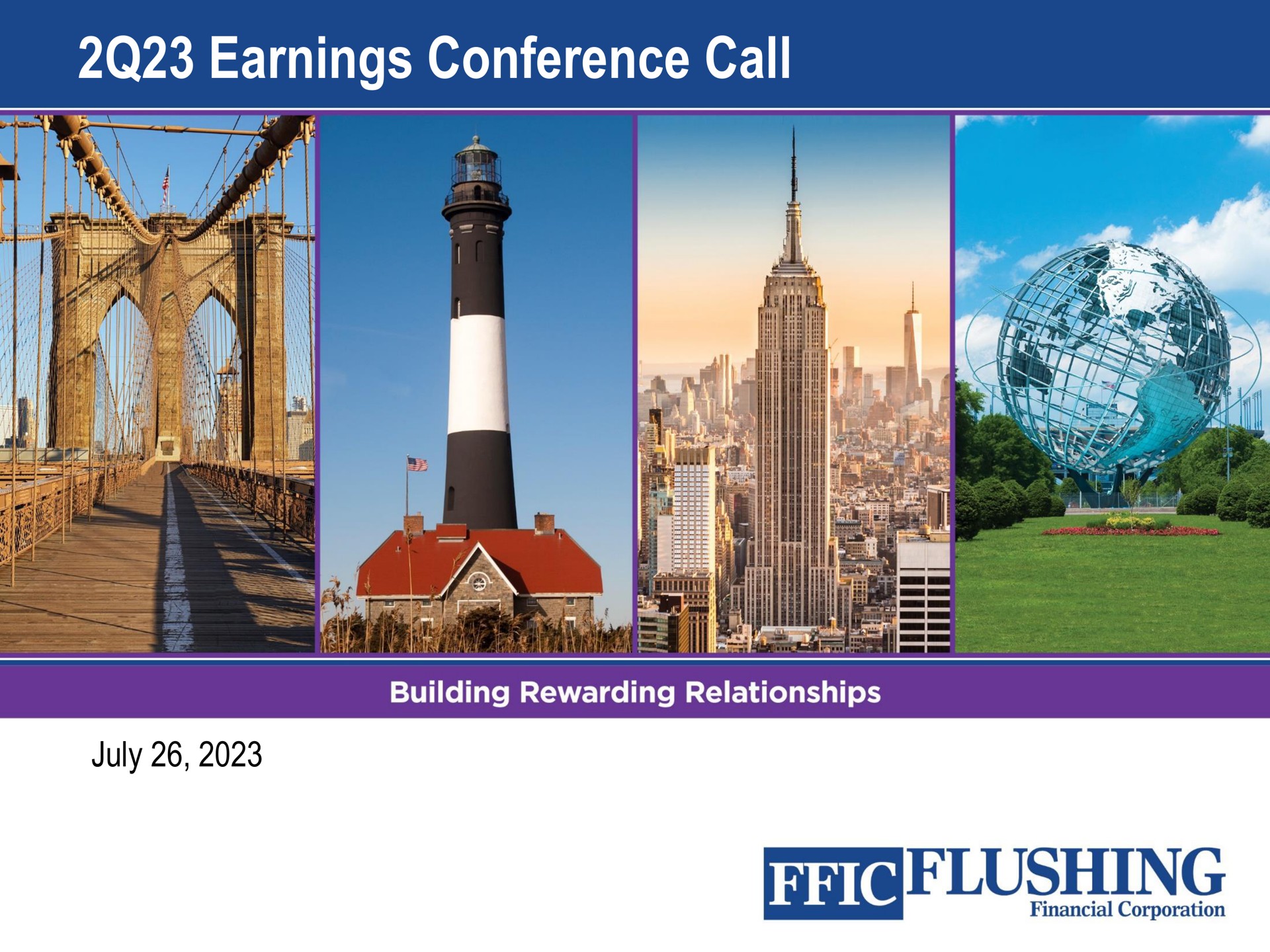 earnings conference call | Flushing Financial