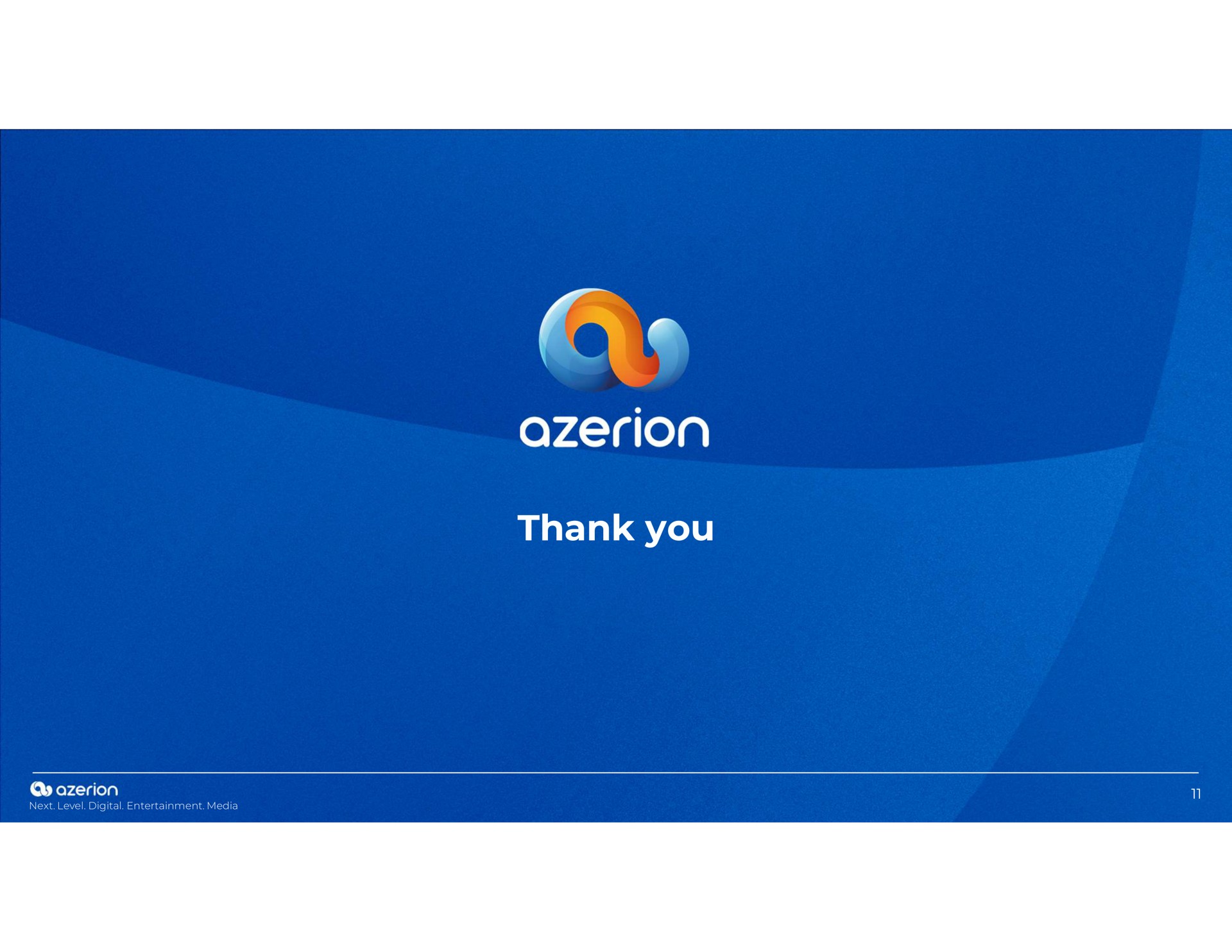 thank you | Azerion