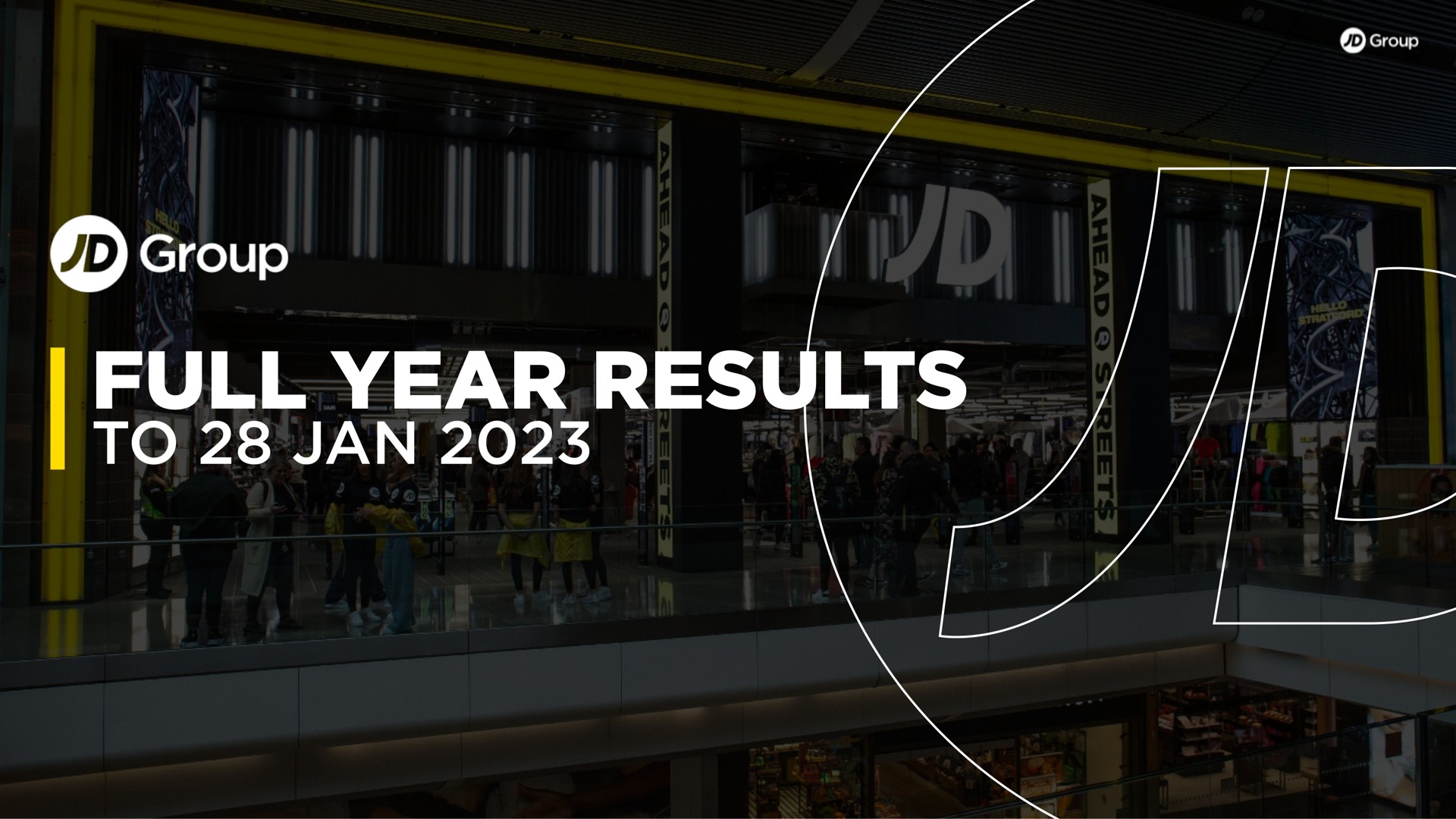 full year results to group | JD Sports