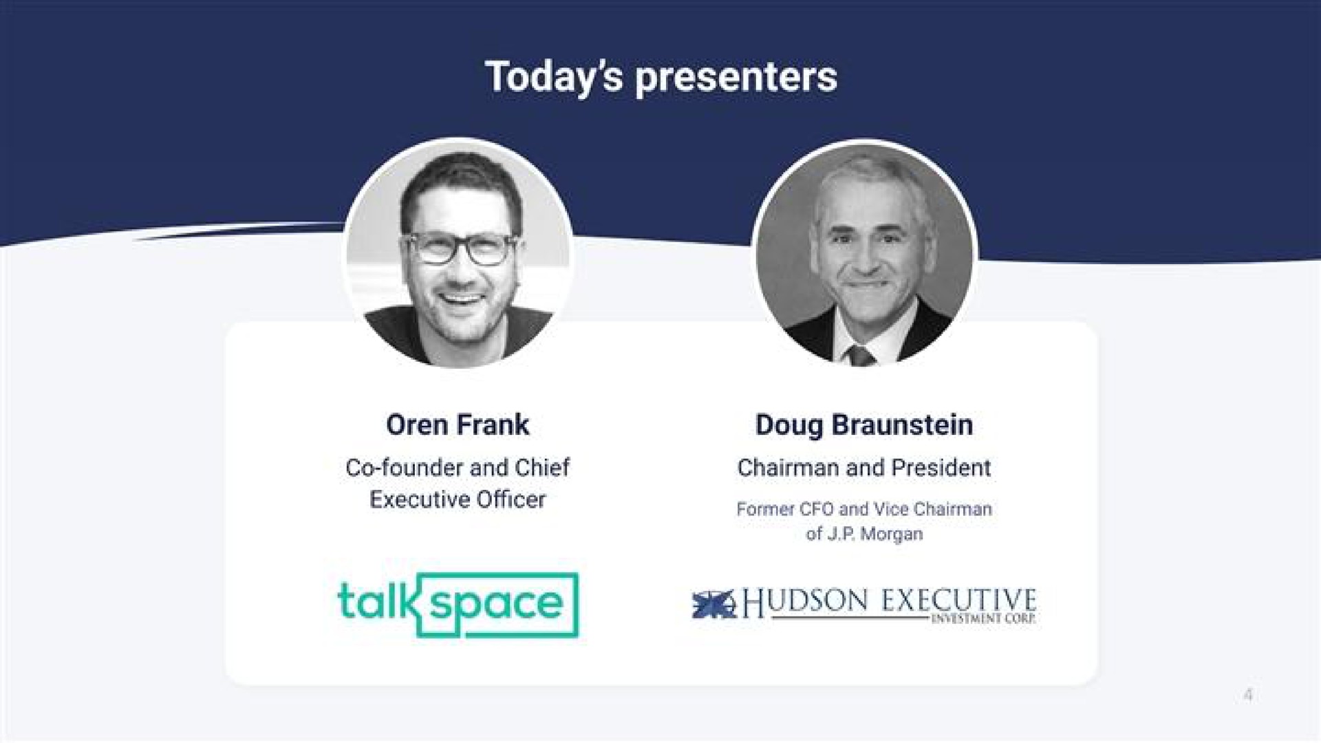 today presenters executive | Talkspace