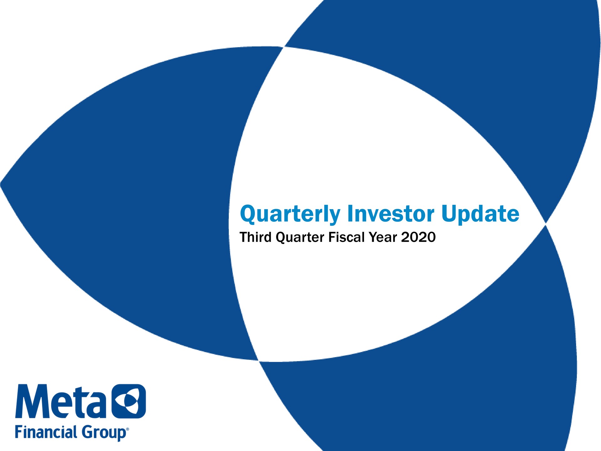 quarterly investor update third quarter fiscal year meta financial group | Pathward Financial