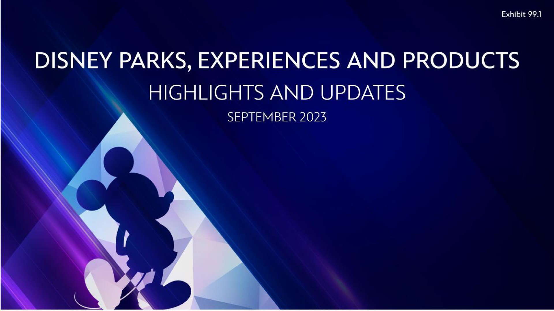 parks experiences and products highlights and updates | Disney
