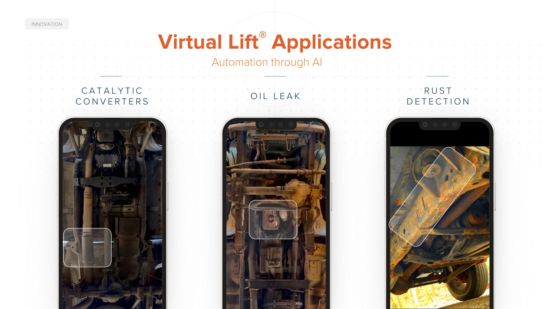 virtual lift applications through catalytic converters leak rust detection | ACV Auctions