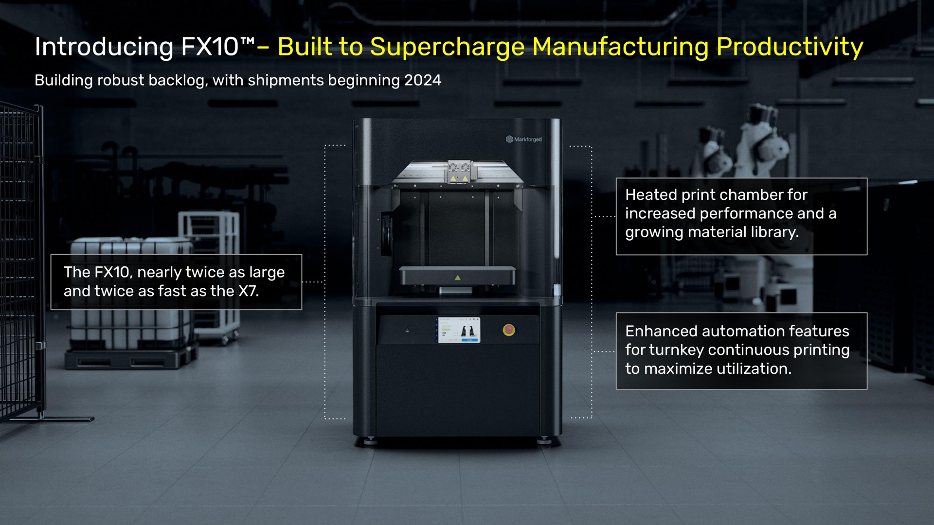 introducing built to supercharge manufacturing productivity built to supercharge manufacturing | Markforged