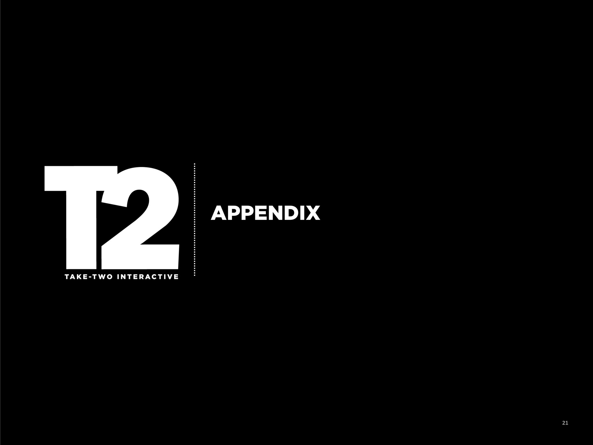 appendix | Take-Two Interactive