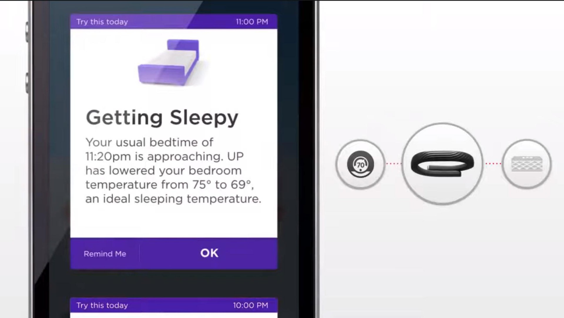 getting sleepy up temperature from to i | Jawbone