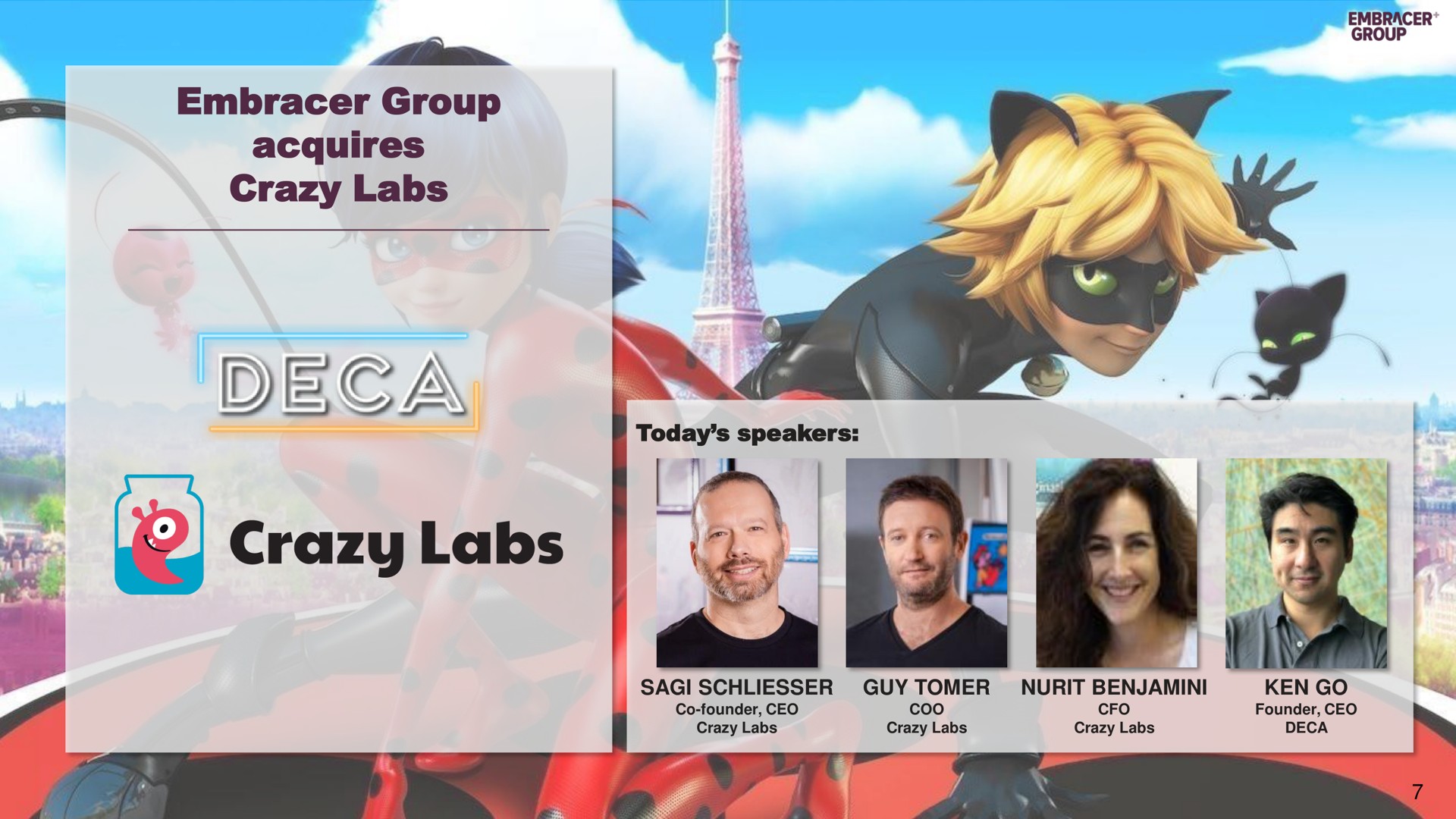 embracer group acquires crazy labs vee | Embracer Group