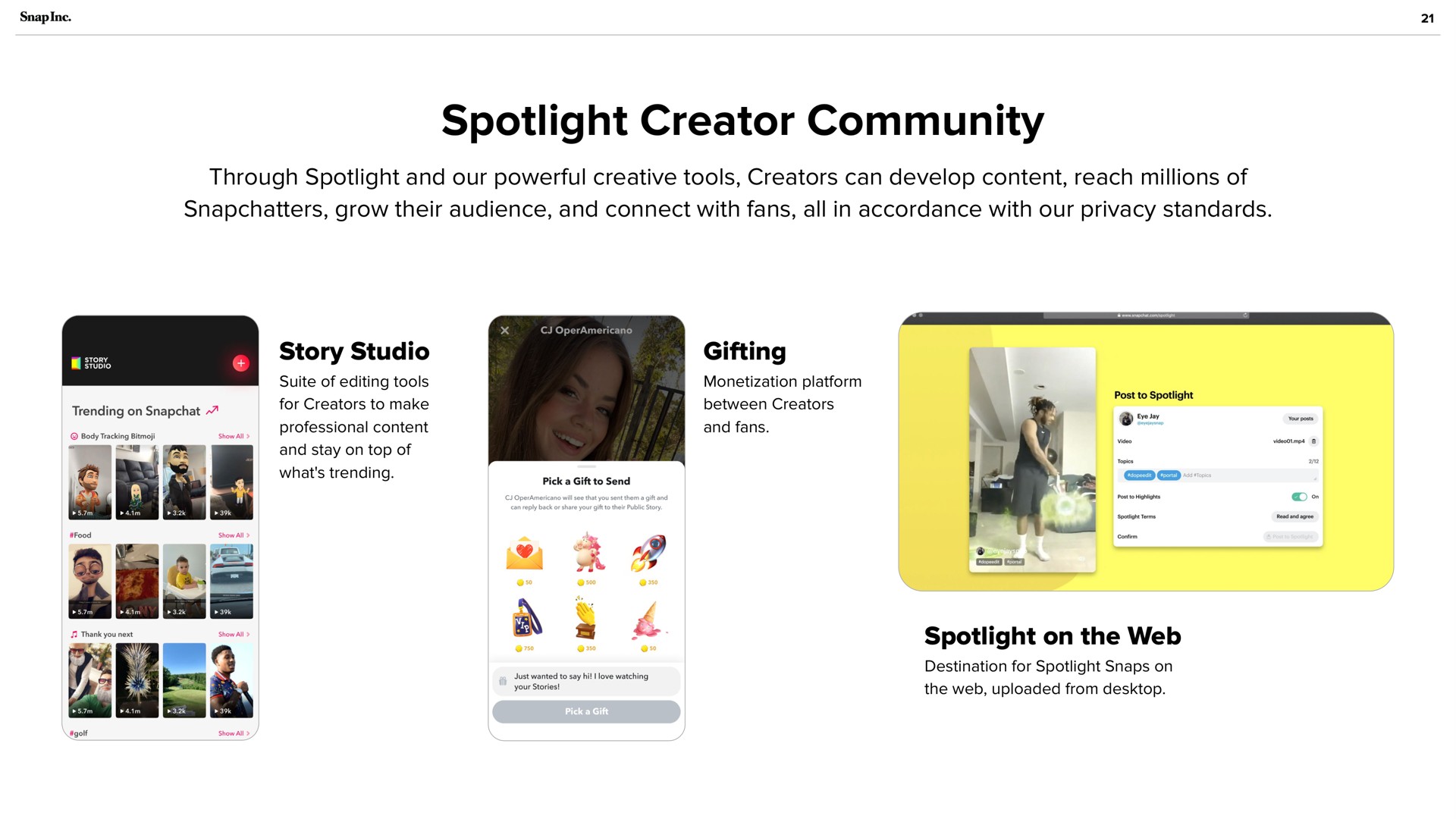 spotlight creator community | Snap Inc