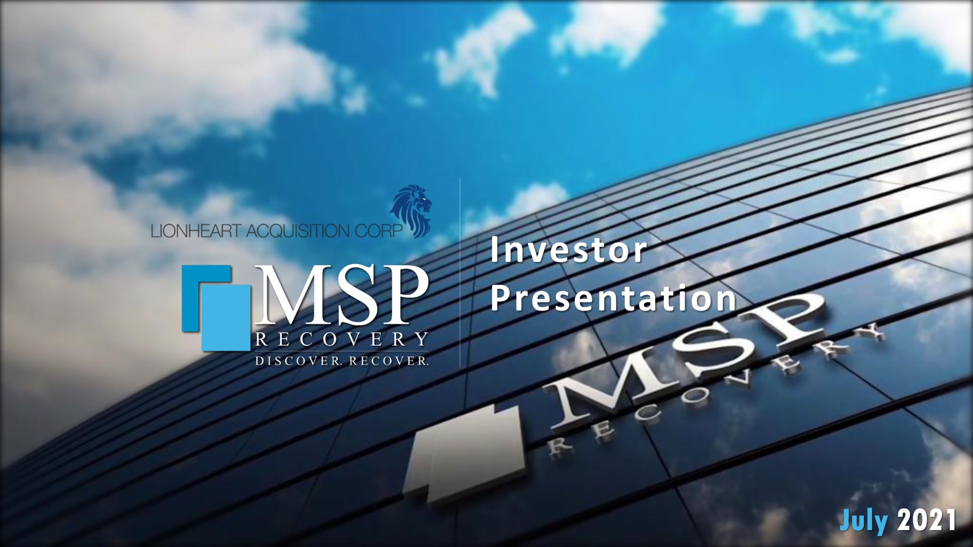 investor presentation tie | MSP Recovery