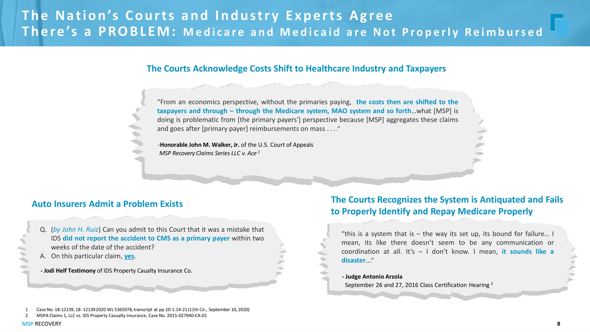 the nation courts and industry experts agree | MSP Recovery