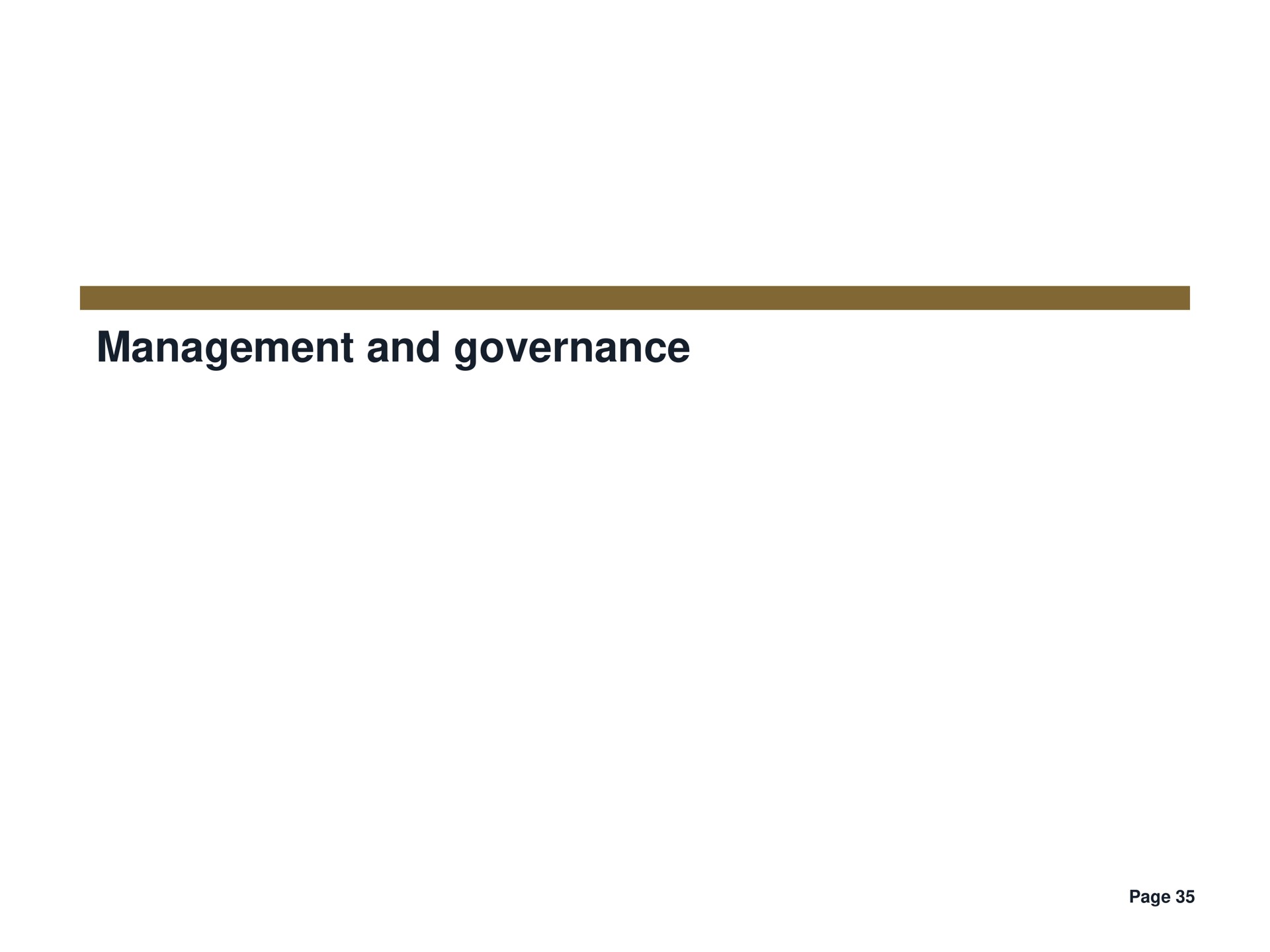management and governance | LSE