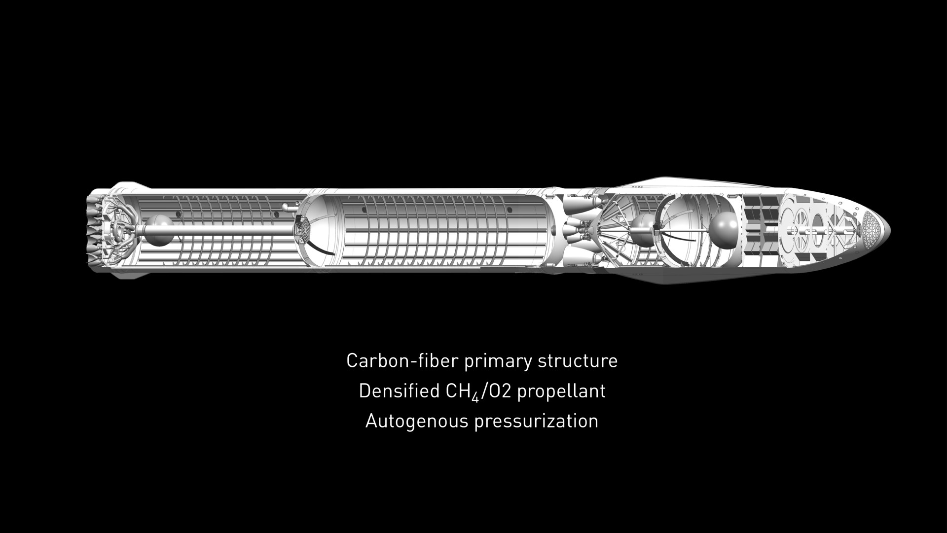 carbon fiber primary structure propellant autogenous | SpaceX