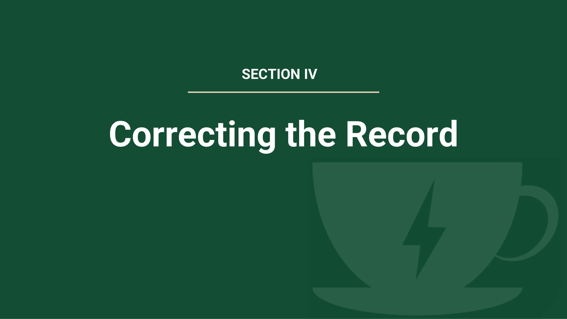 section correcting the record | Strategic Organizing Center