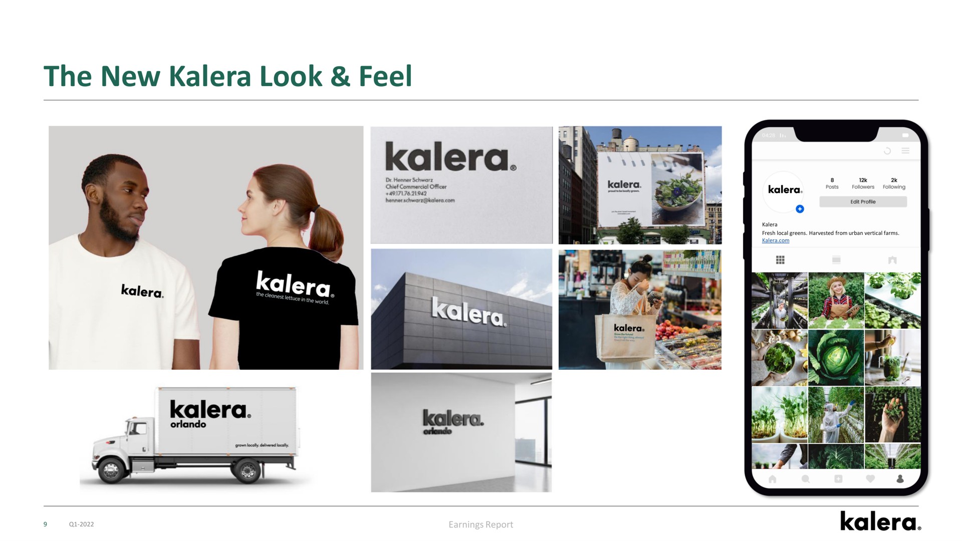 the new look feel | Kalera