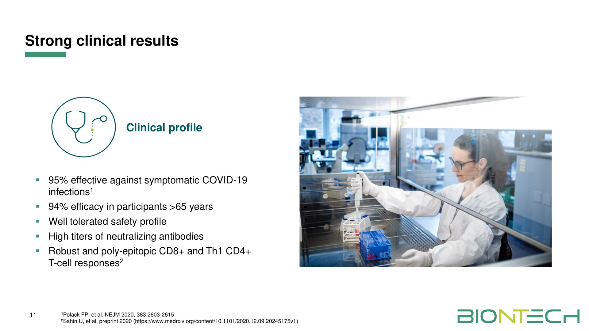 strong clinical results | BioNTech