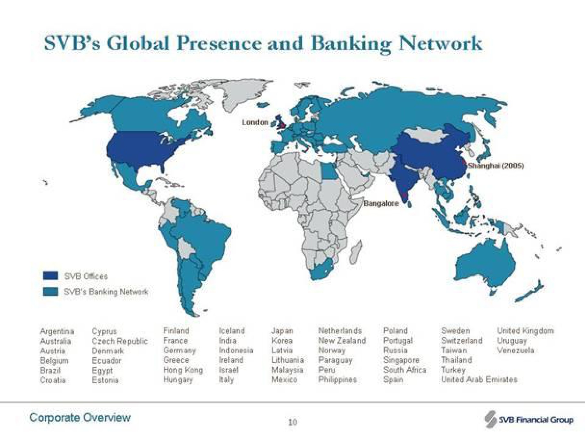 global presence and banking network | Silicon Valley Bank