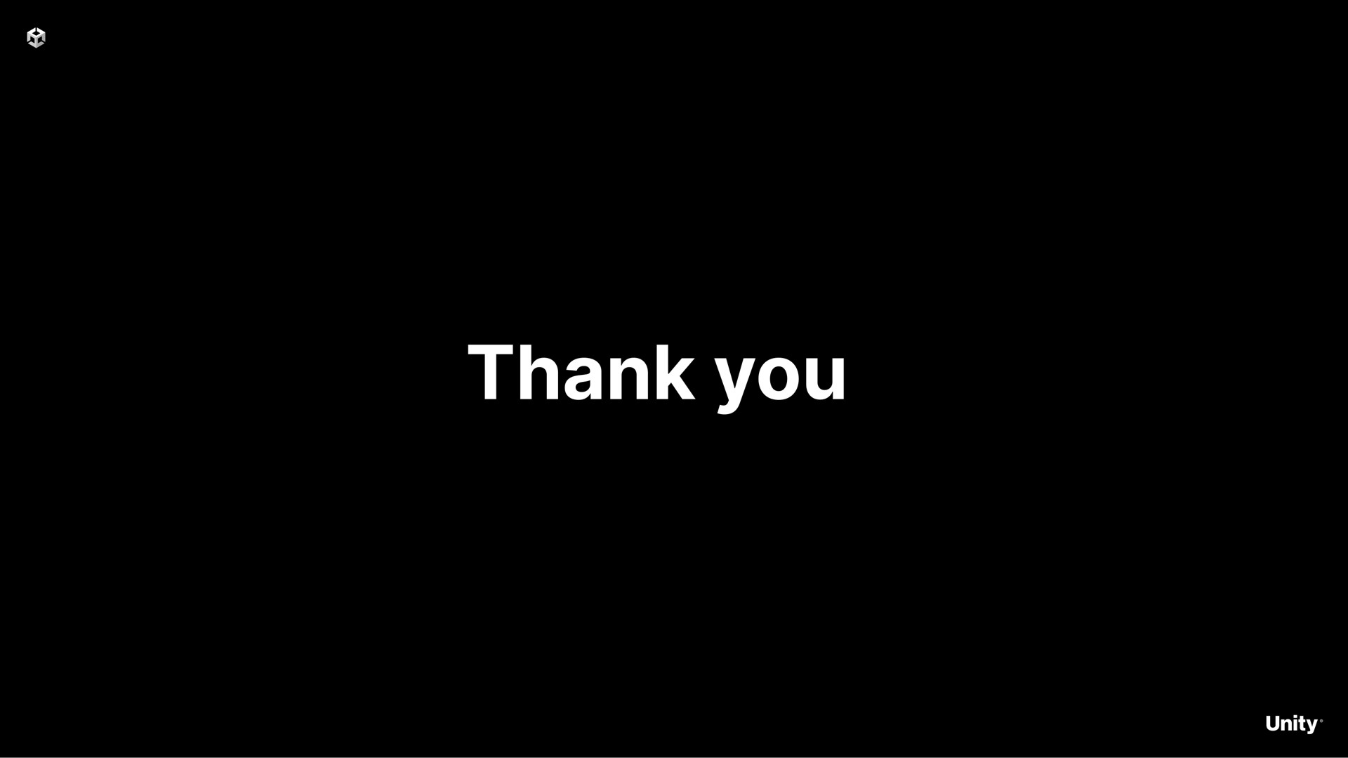 thank you | Unity Software