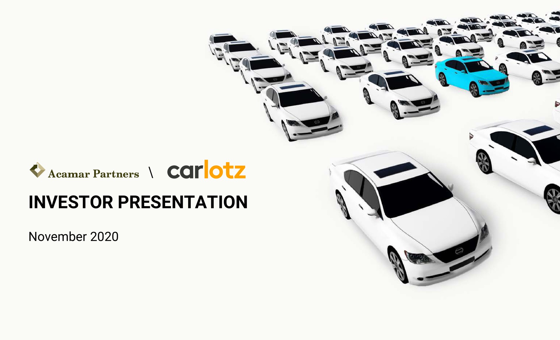 investor presentation | Carlotz