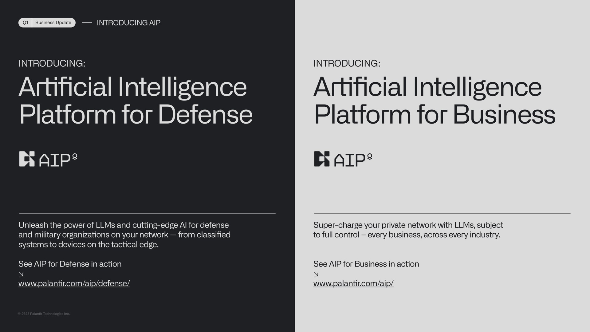 introducing introducing intelligence platform for defense intelligence platform for business artificial artificial tor | Palantir