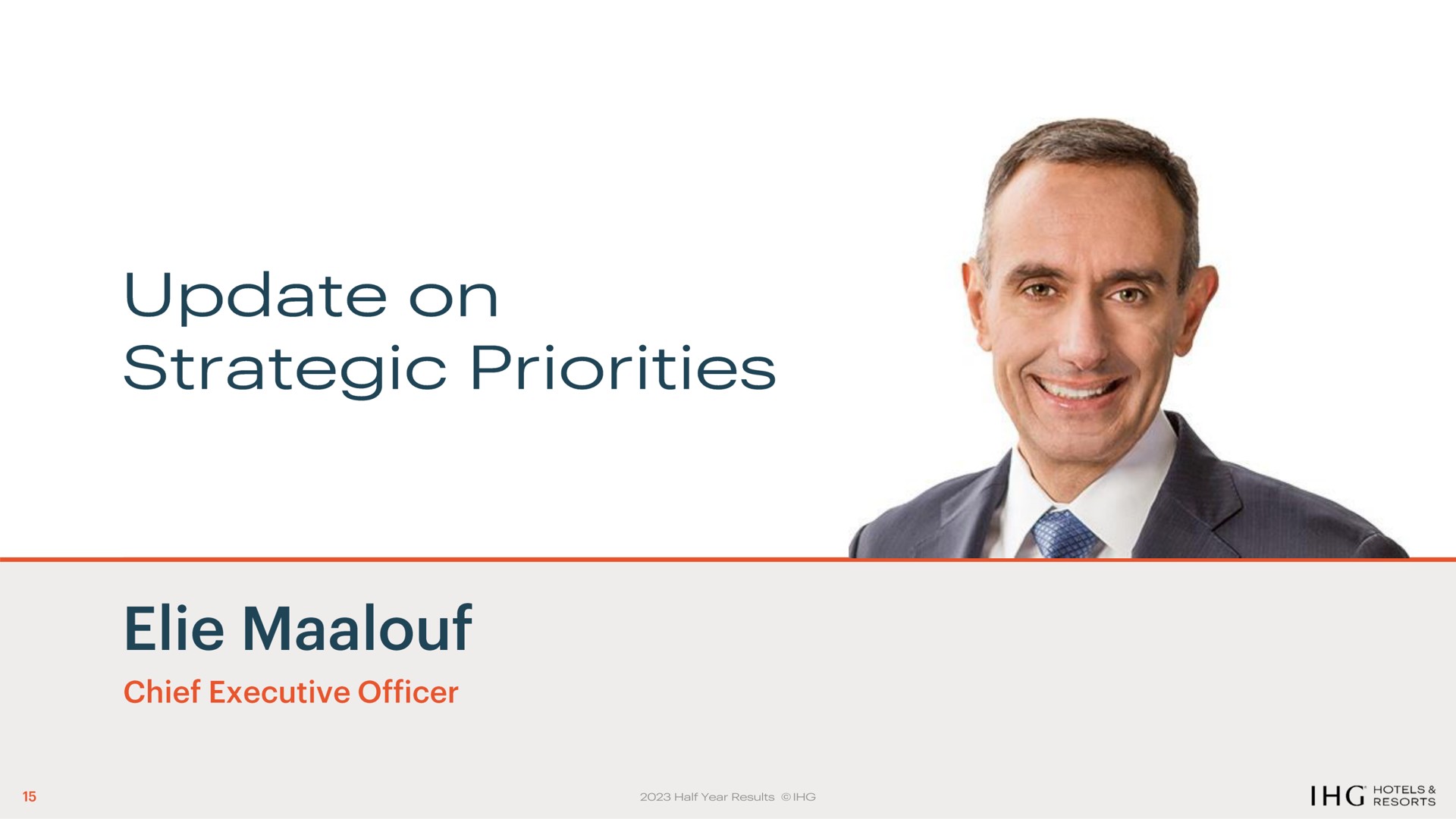 update on strategic priorities | IHG Hotels