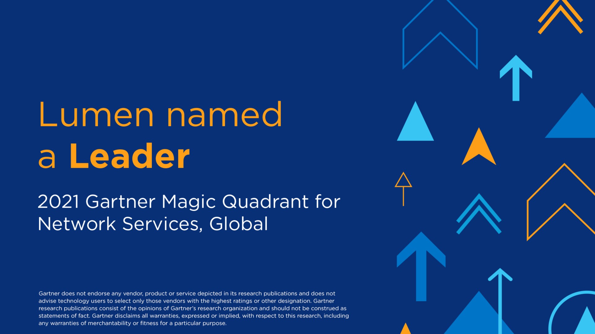lumen named a leader magic quadrant for network services global | Lumen