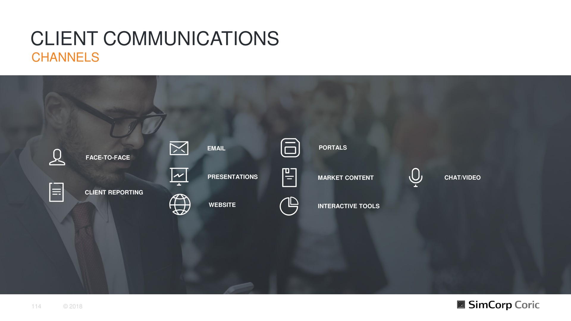 client communications | SimCorp