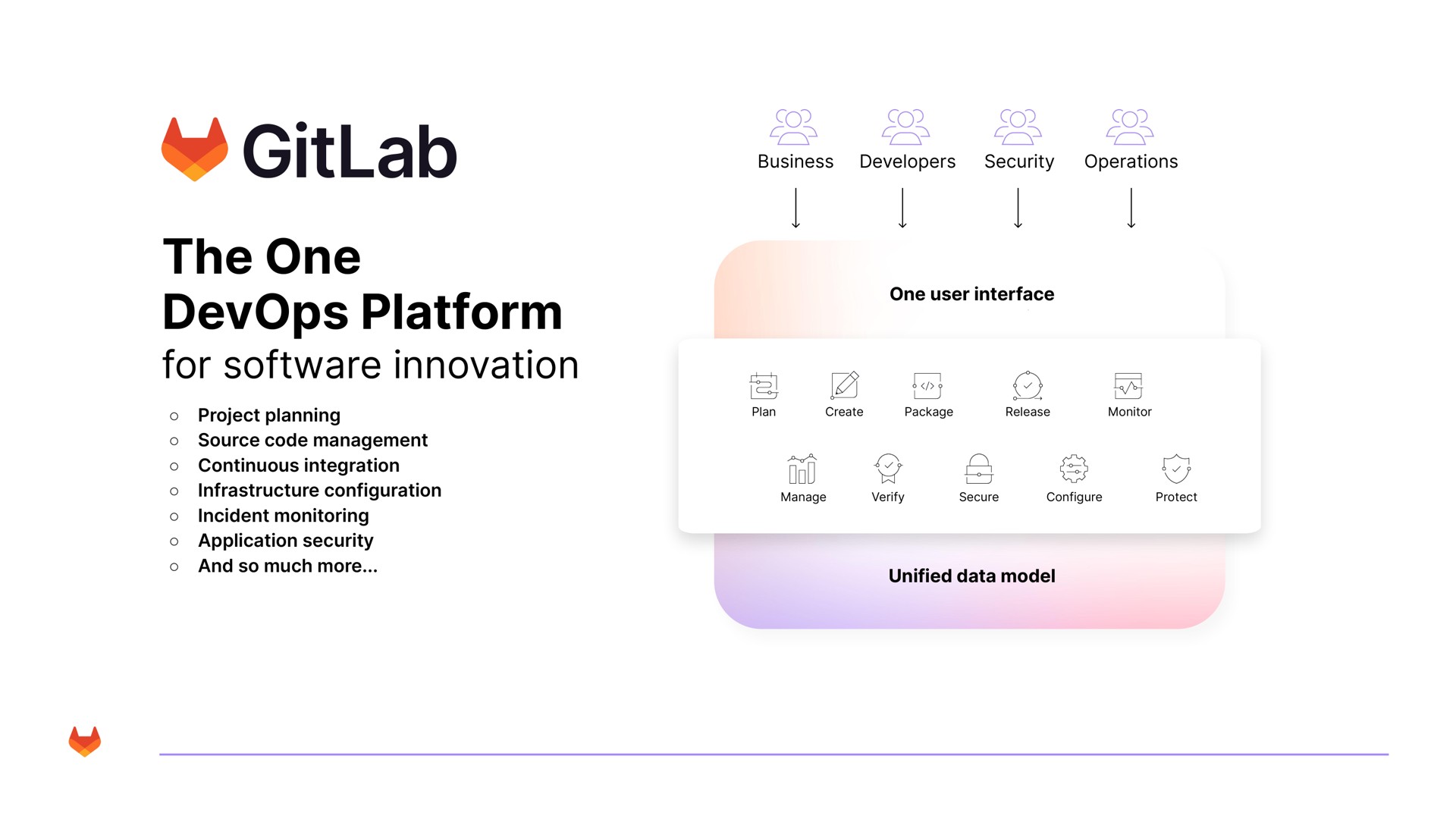 the one platform | GitLab