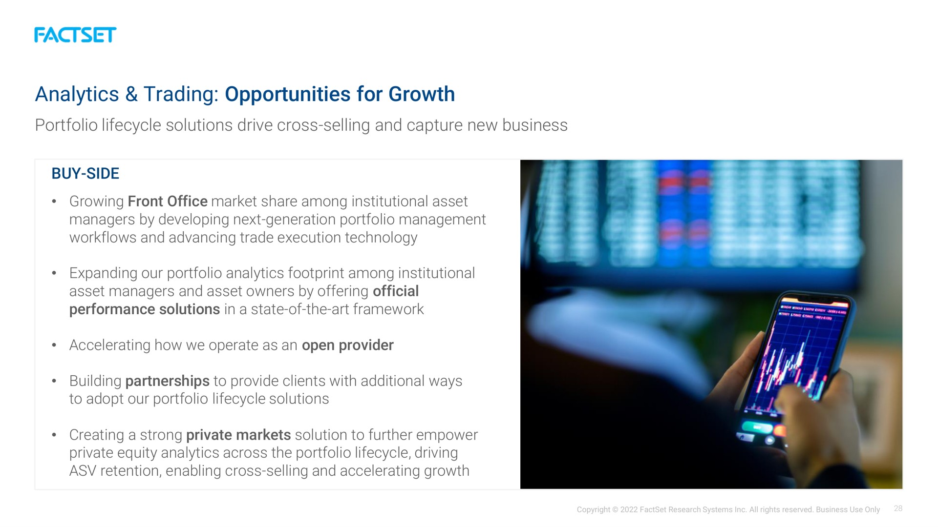 analytics trading opportunities for growth | Factset