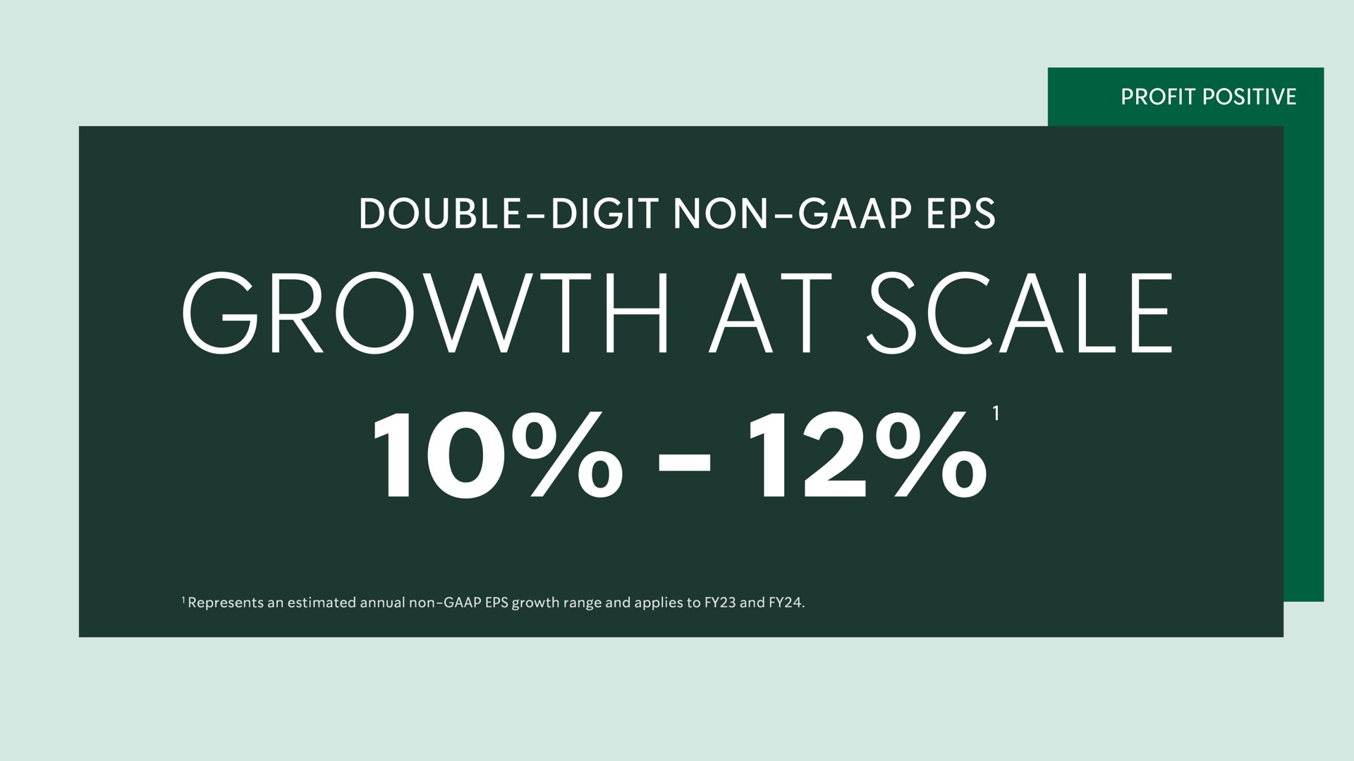 profit positive double digit non growth at scale | Starbucks