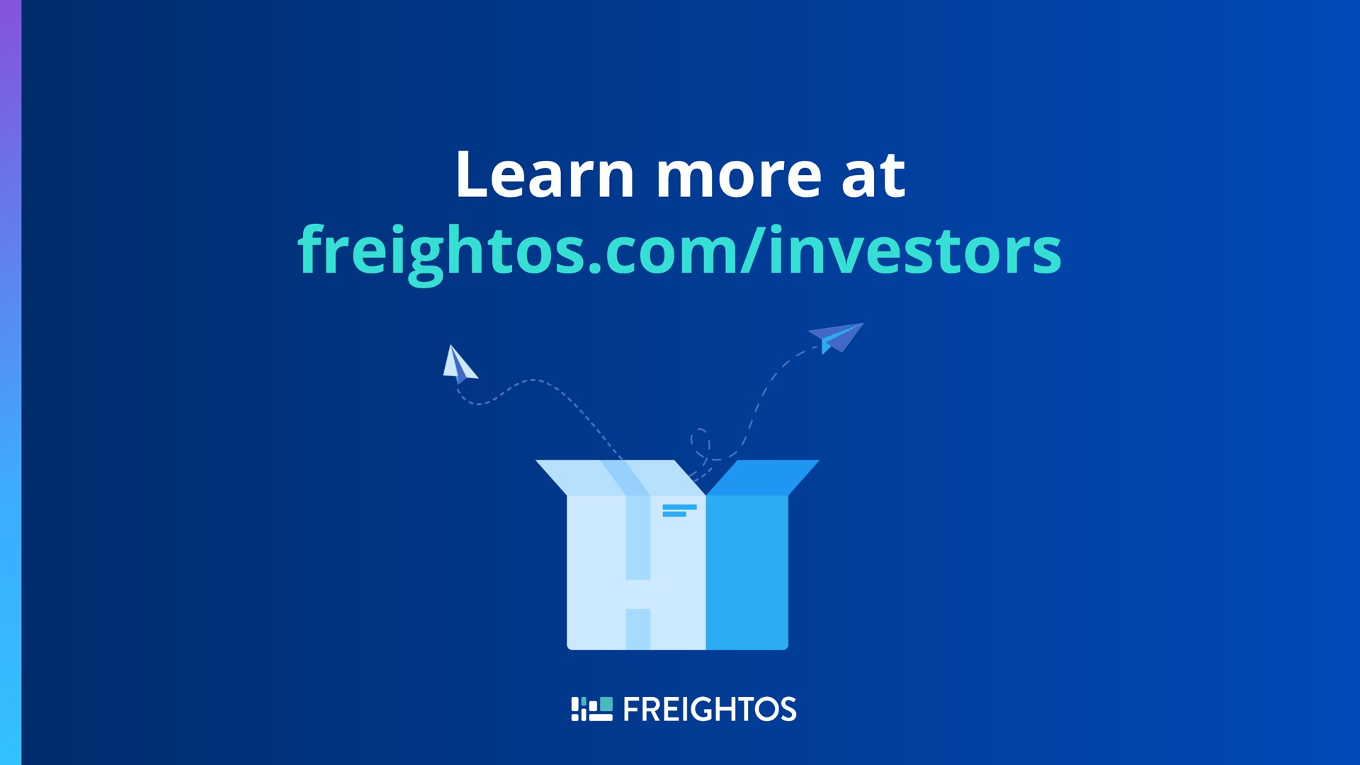 learn more at investors in a | Freightos