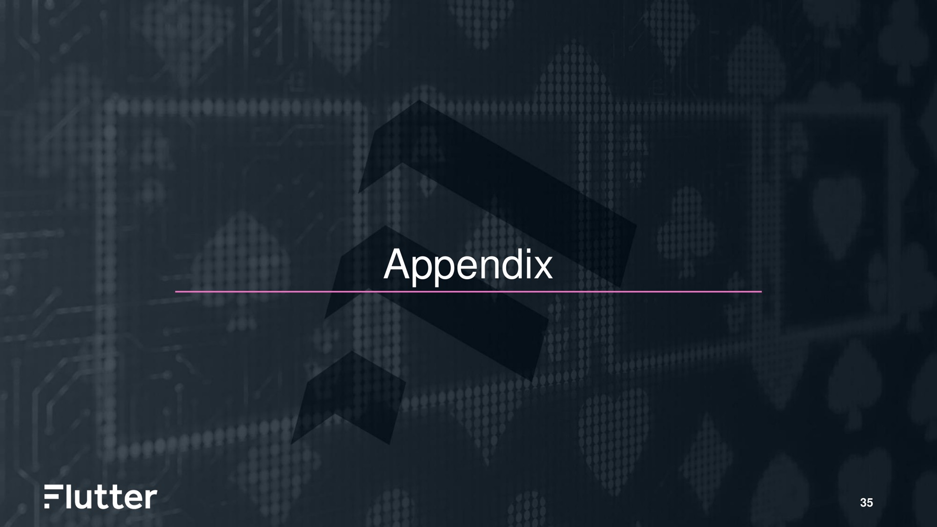 appendix | Flutter