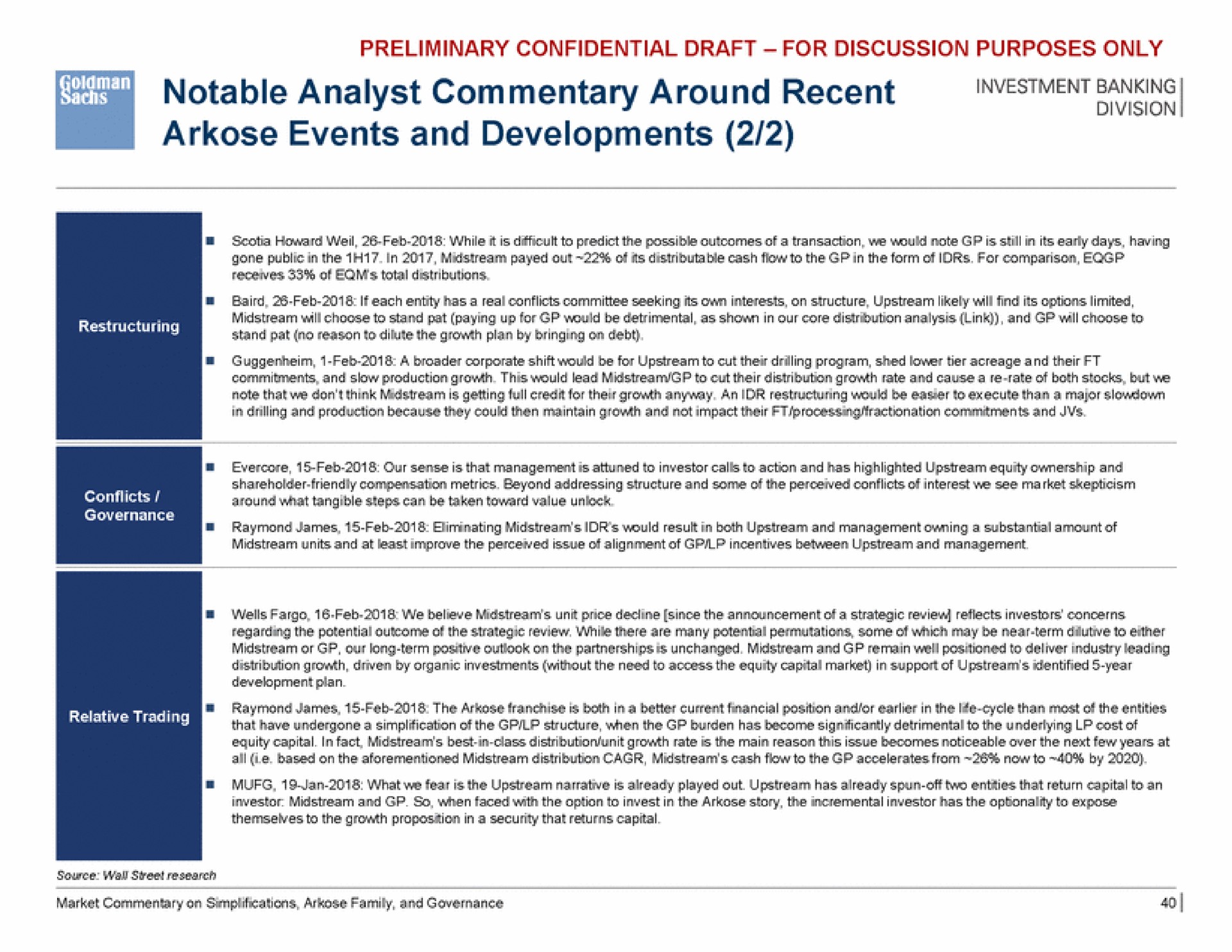 notable analyst commentary around recent arkose events and developments | Goldman Sachs
