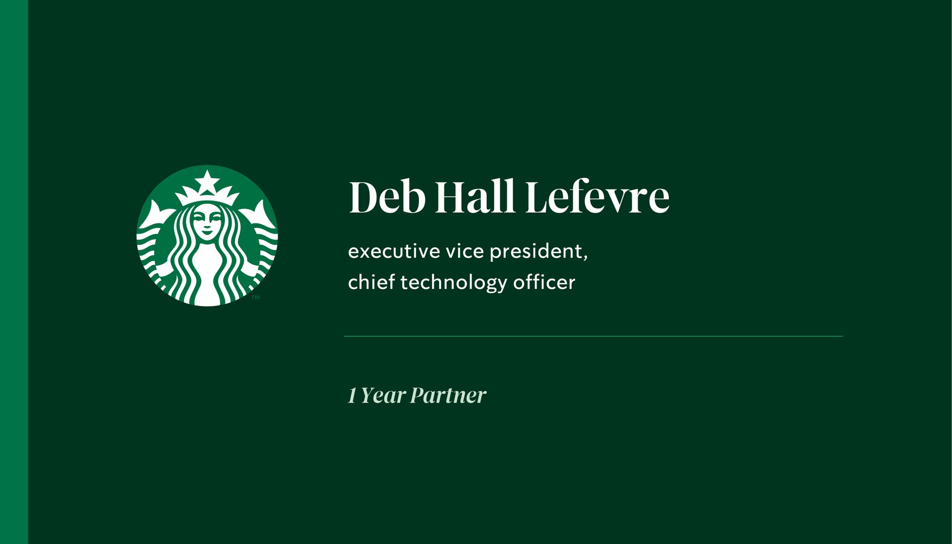 deb hall | Starbucks