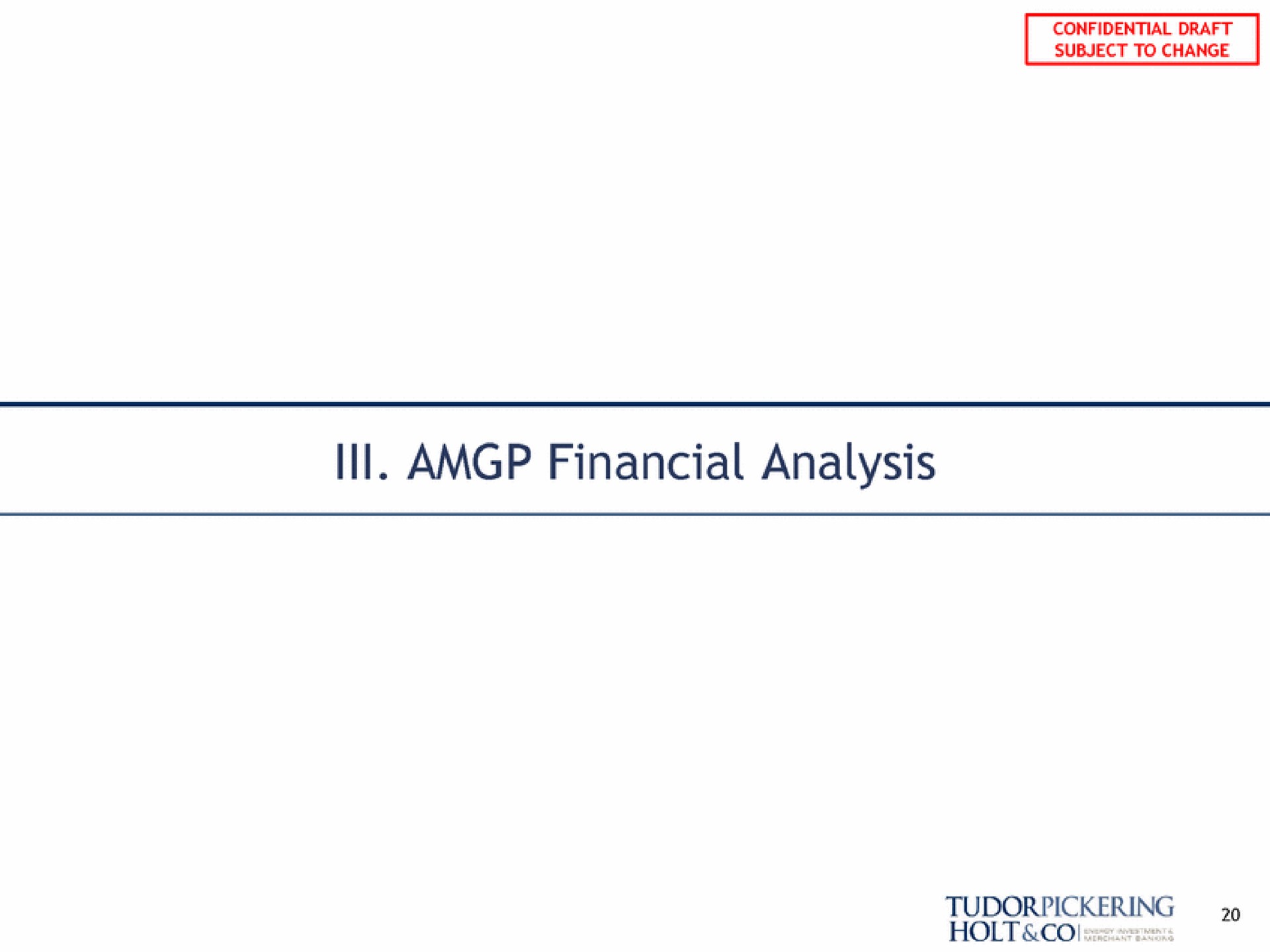 ill financial analysis | Tudor, Pickering, Holt & Co