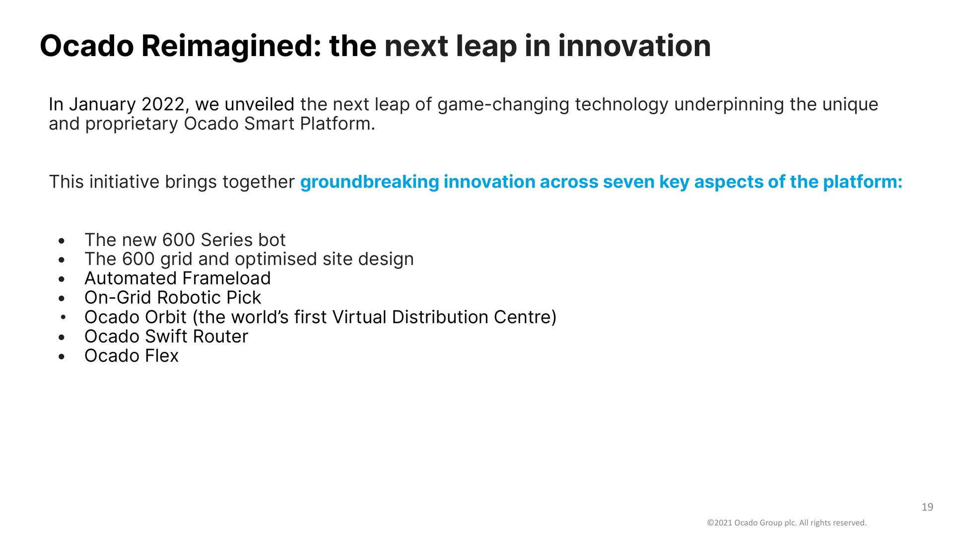 the next leap in innovation | Ocado