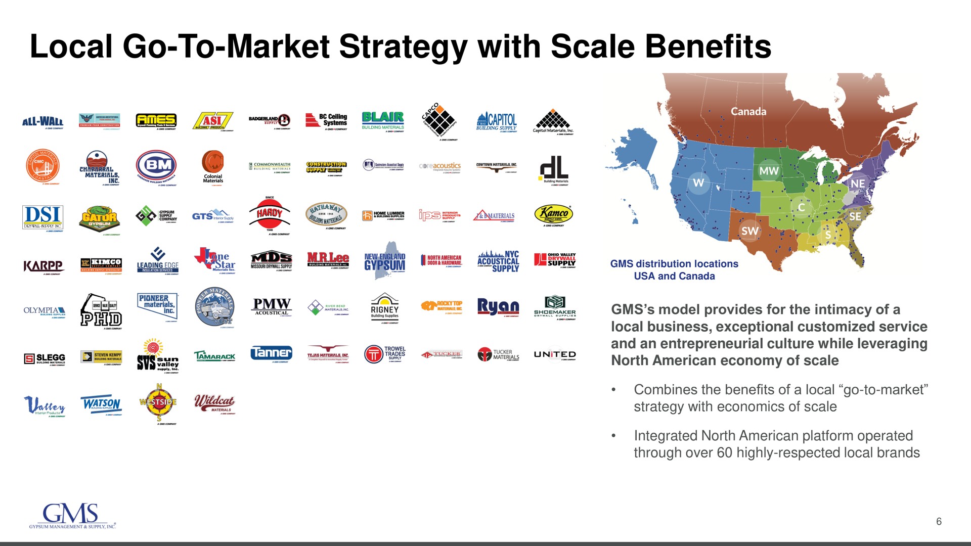 local go to market strategy with scale benefits mare a | GMS