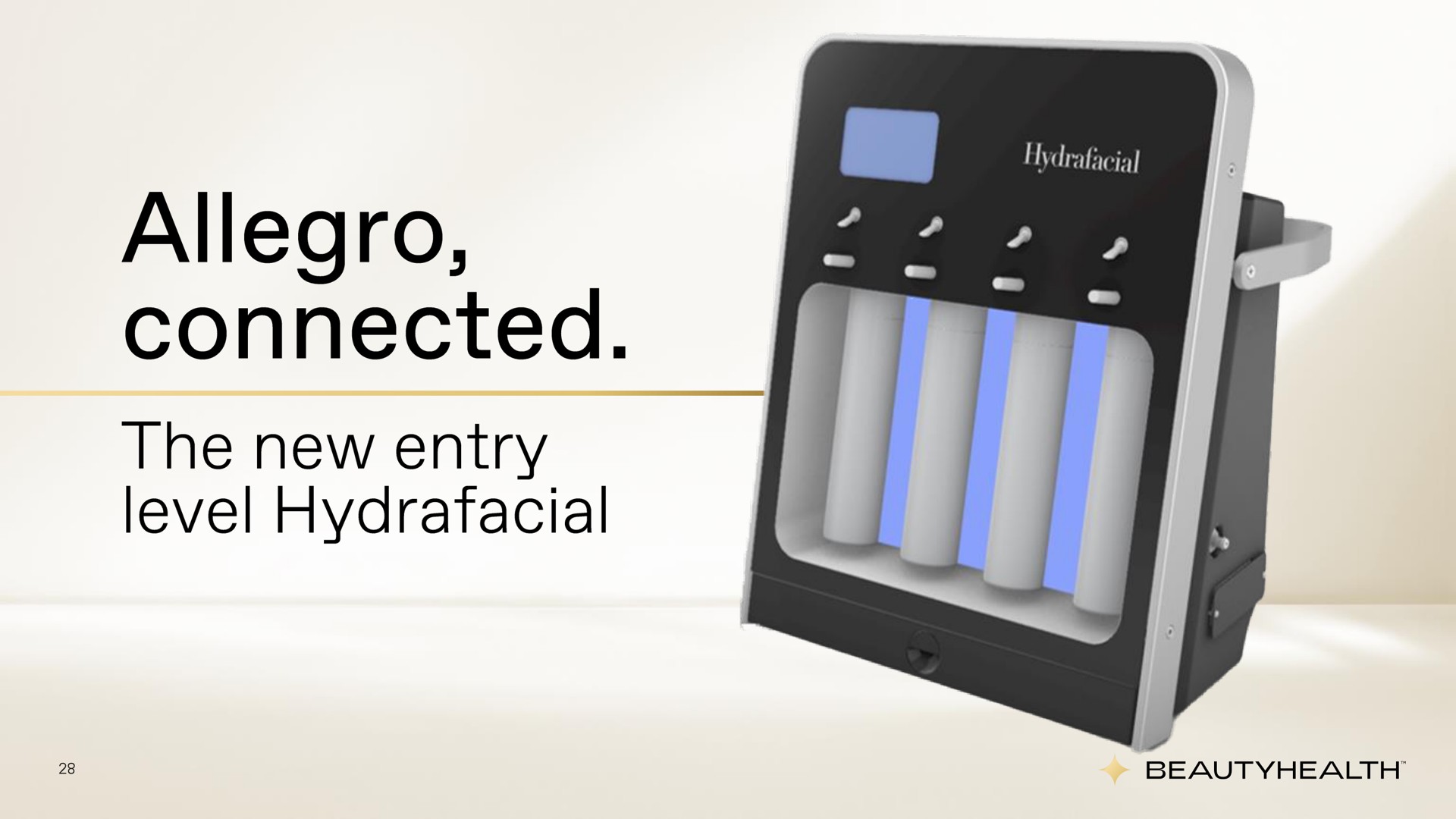 allegro connected the new entry level | Hydrafacial