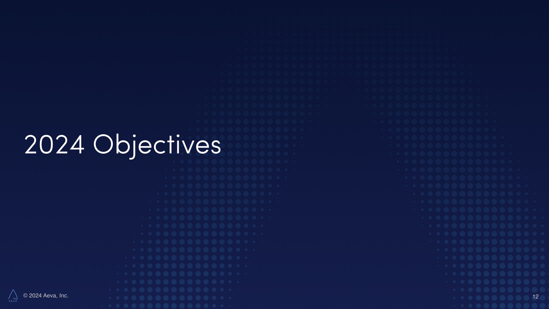 objectives | Aeva