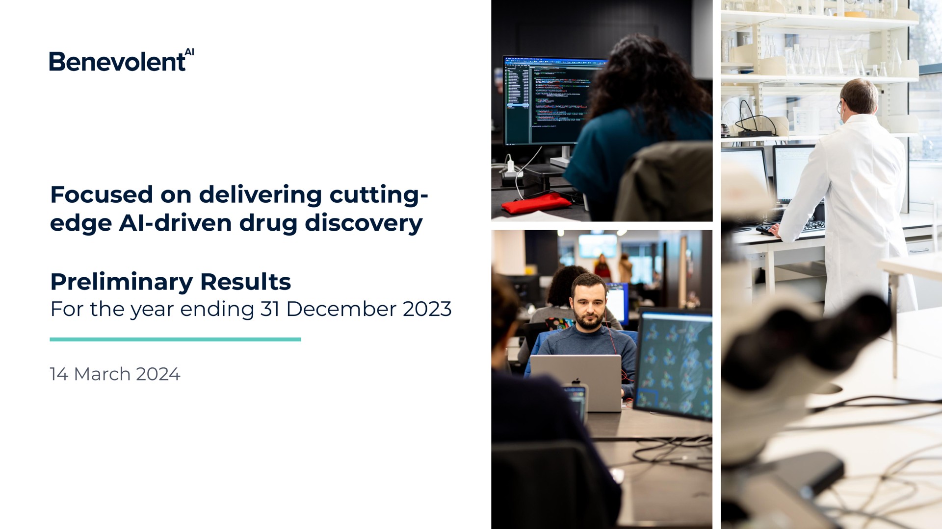 focused on delivering cutting edge driven drug discovery preliminary results benevolent driven | BenevolentAI