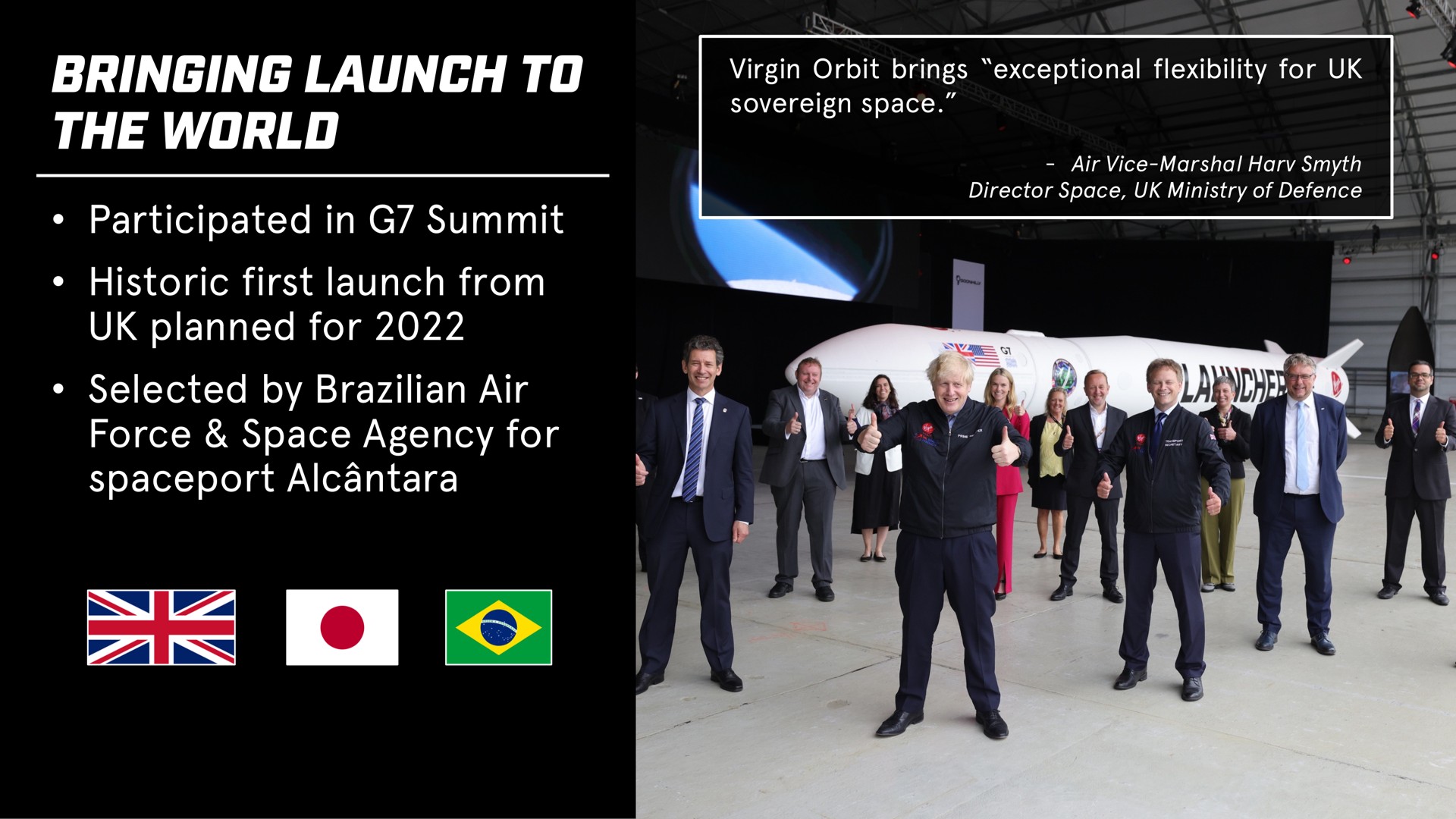 bringing launch to the world a | Virgin Orbit
