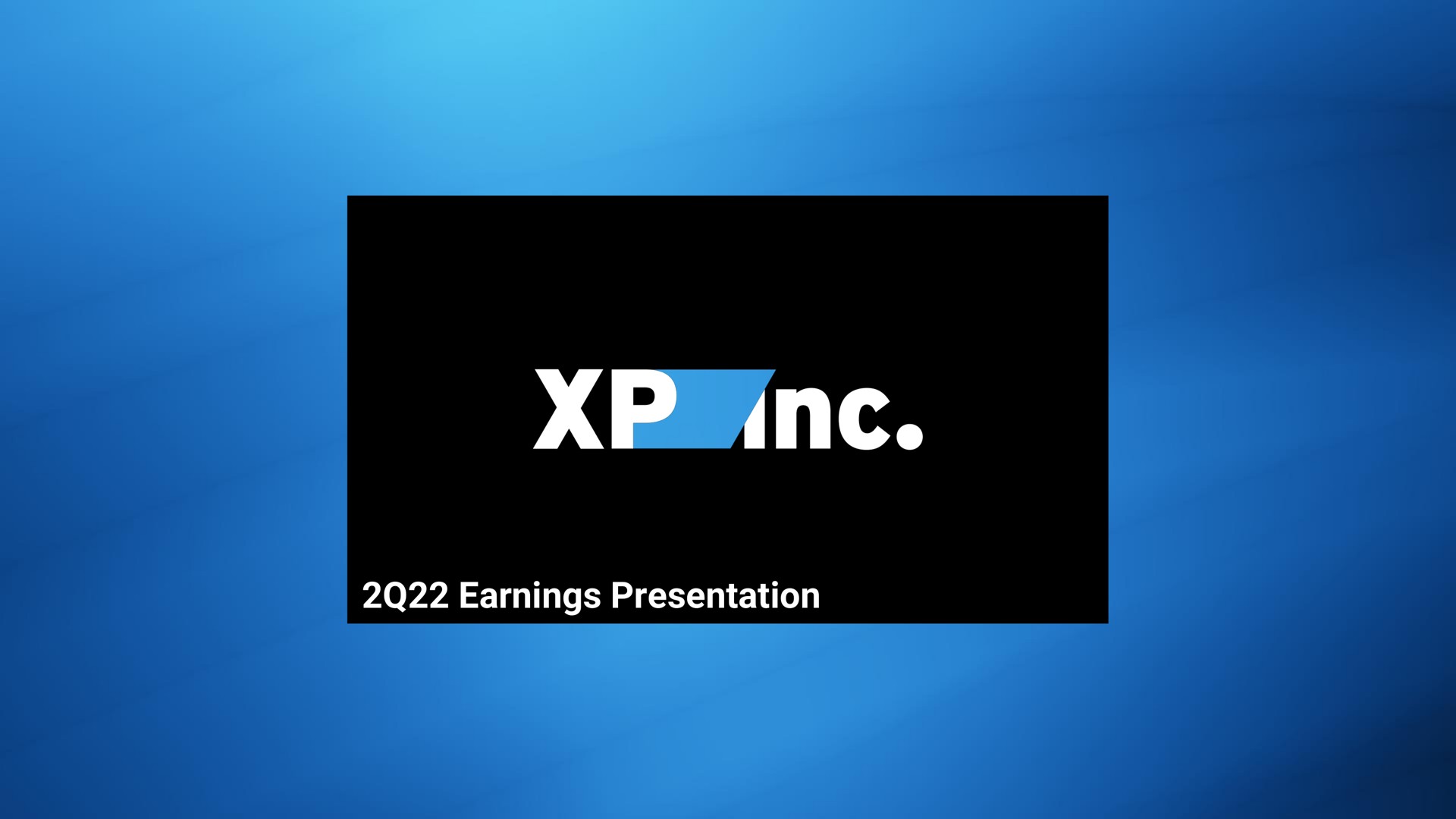 earnings presentation toe | XP Inc