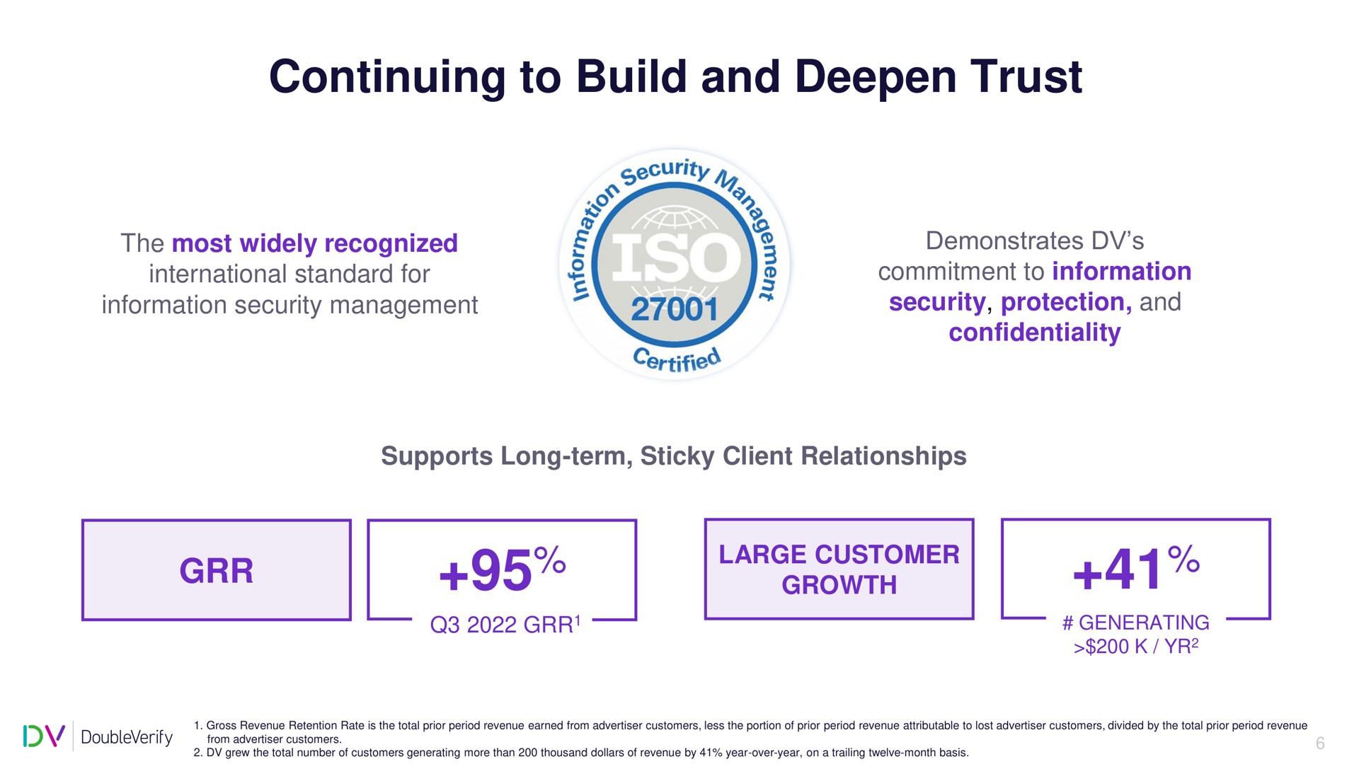 continuing to build and deepen trust me | DoubleVerify