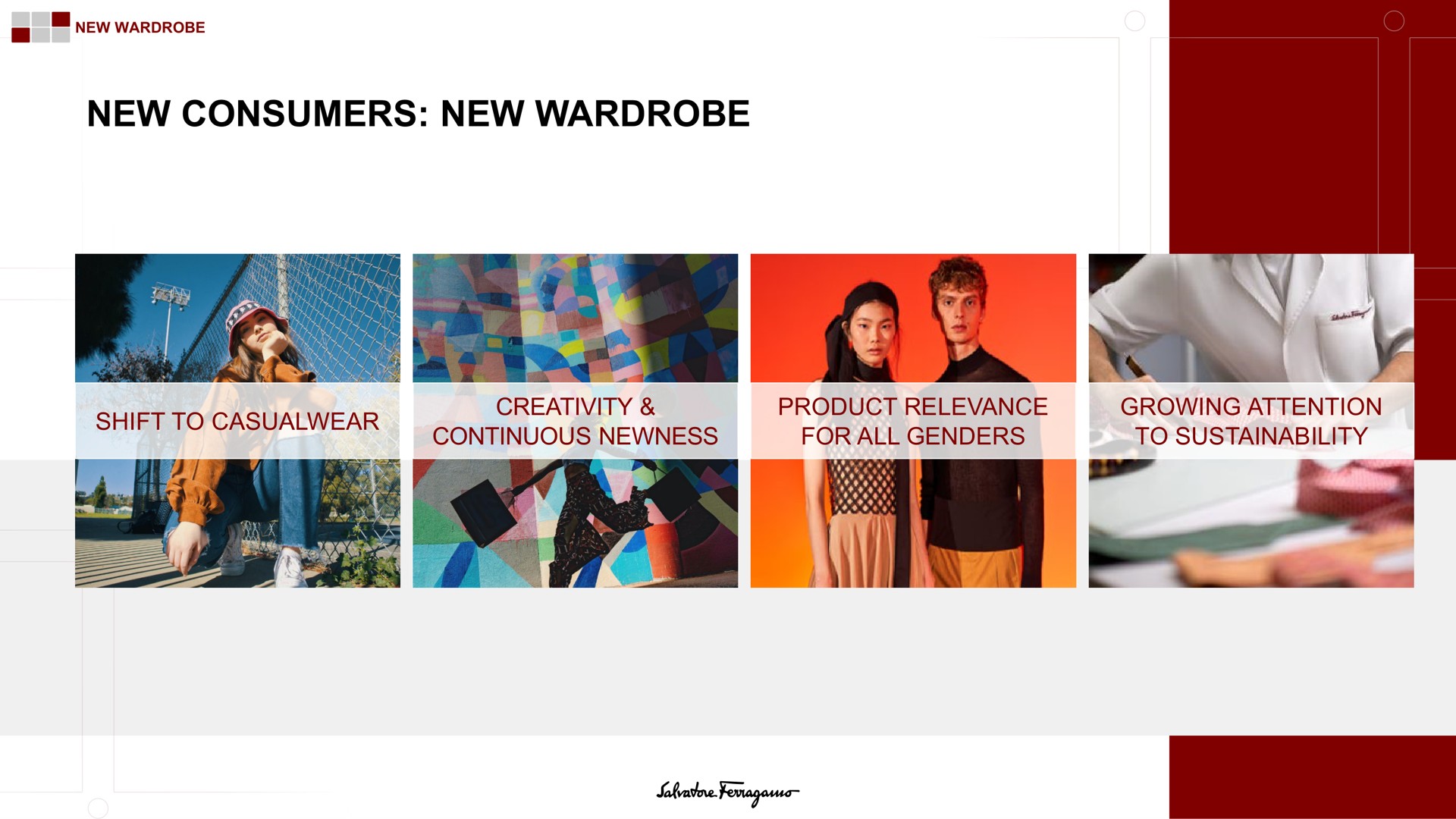 new consumers new wardrobe | Salvatore Ferragamo