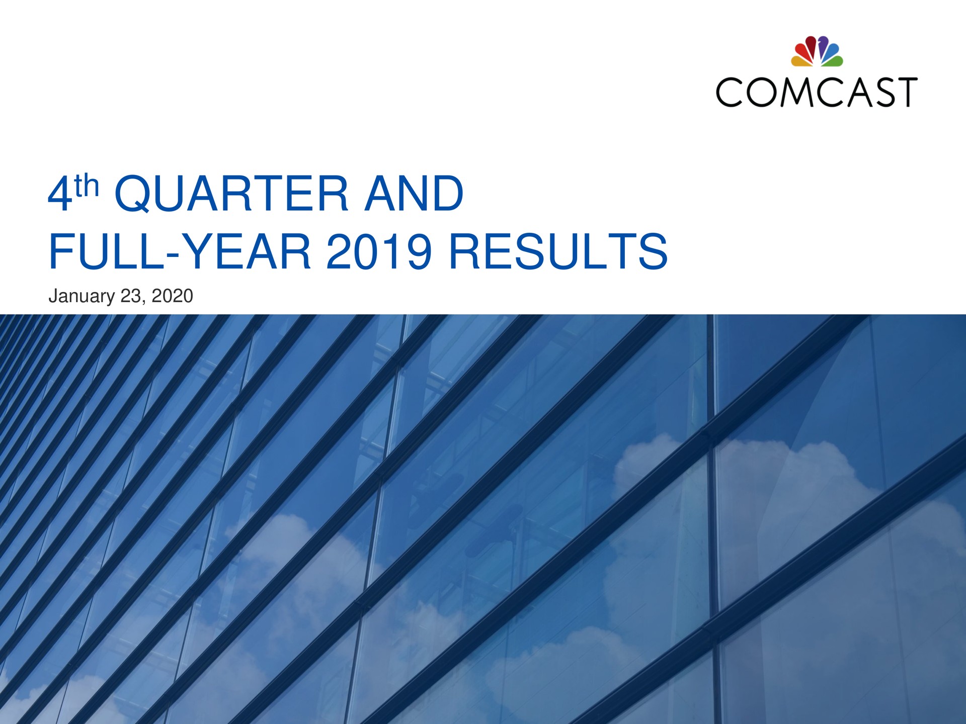 quarter and full year results full year | Comcast