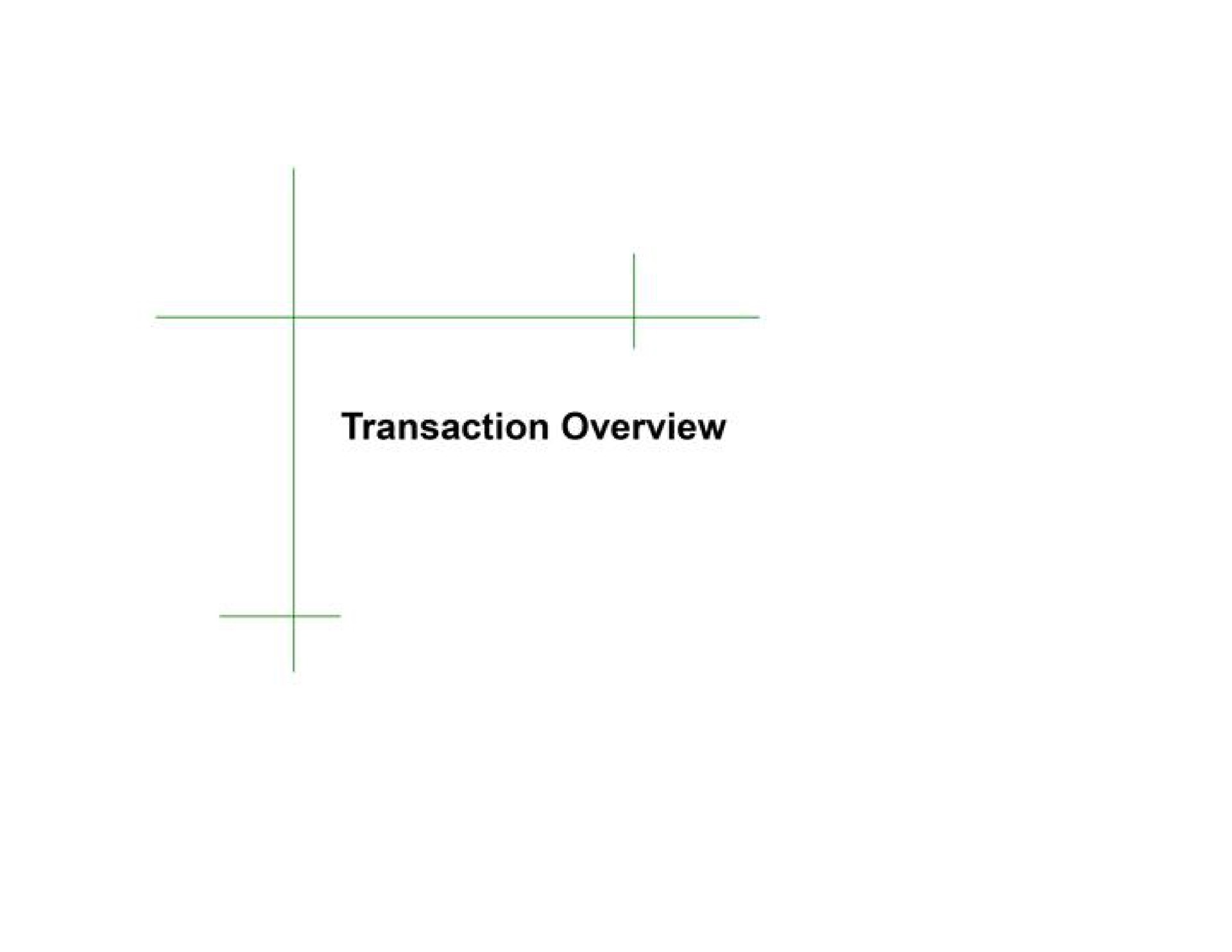 transaction overview | TD Securities
