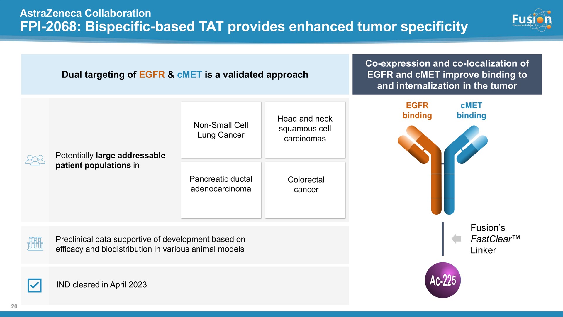 based tat provides enhanced tumor specificity | Fusion Pharmaceuticals
