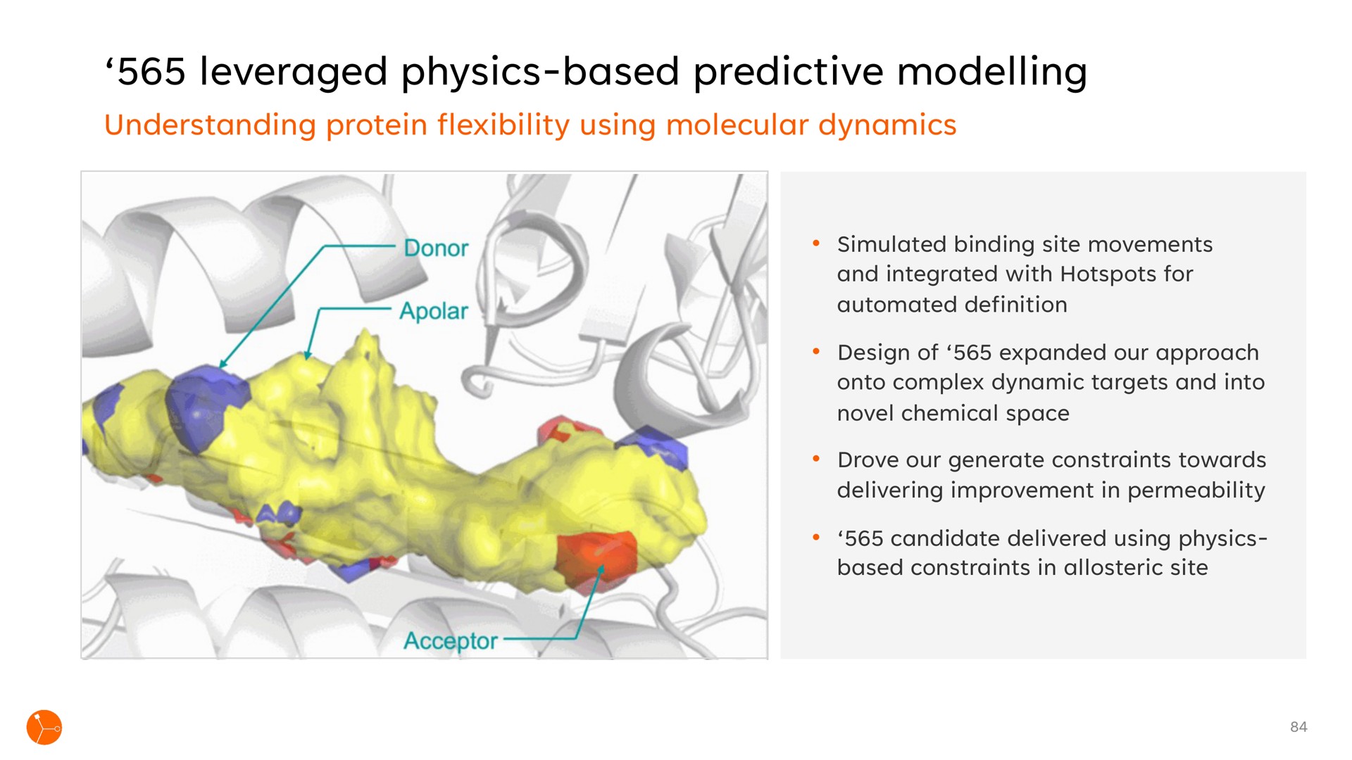 leveraged physics based predictive modelling | Exscientia